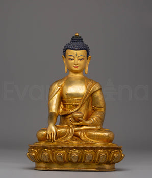 Handmade Golden Shakyamuni Buddha for Altars