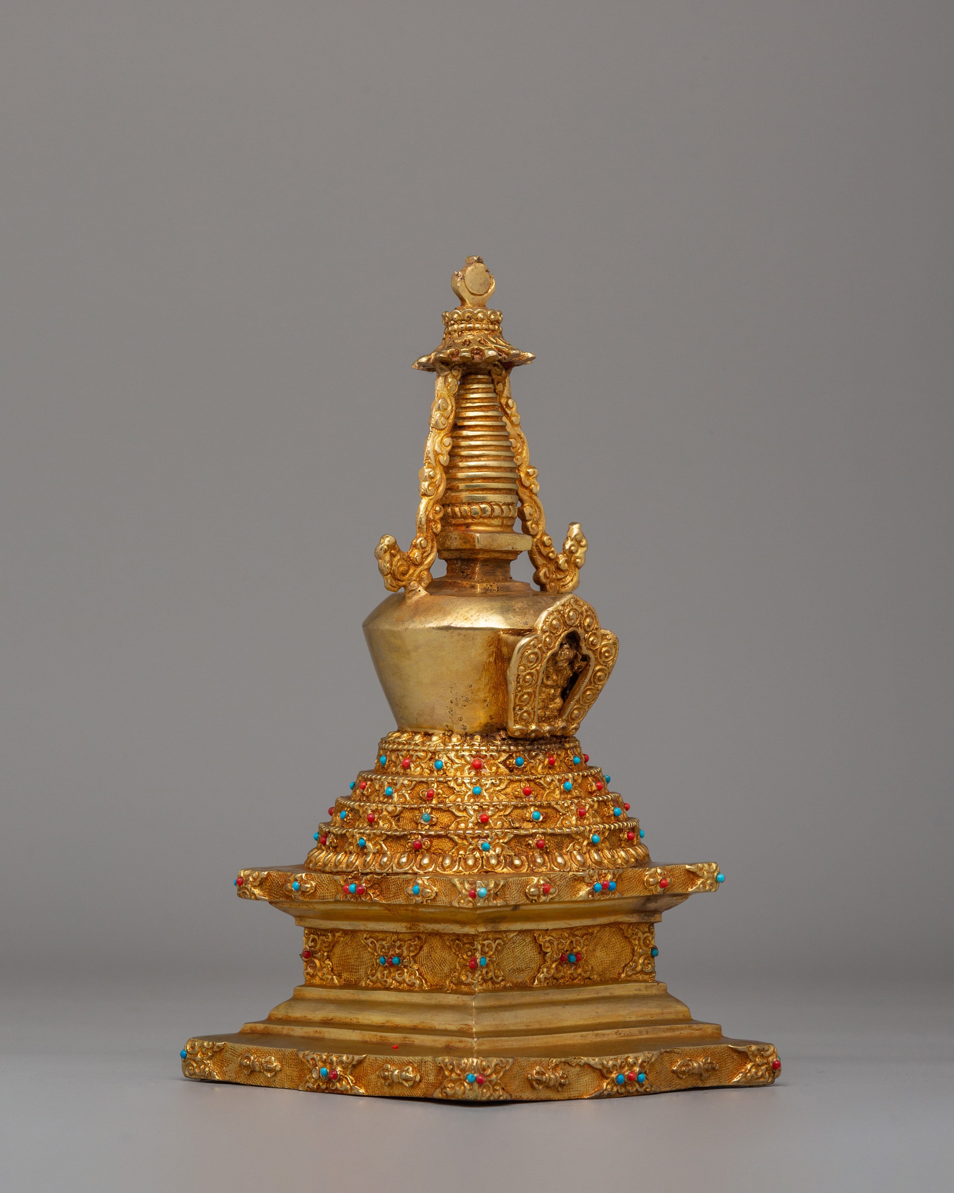 Ritual Altar Lotus Blossom Stupa | Symbol of Enlightenment
