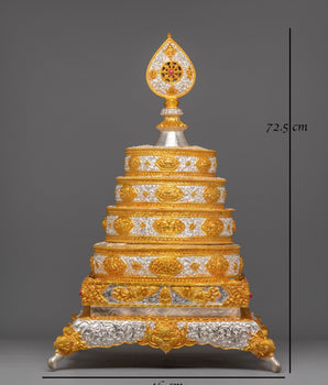 Traditional Ritual Mandala | Tibetan Mandala for Sacred Ceremonies