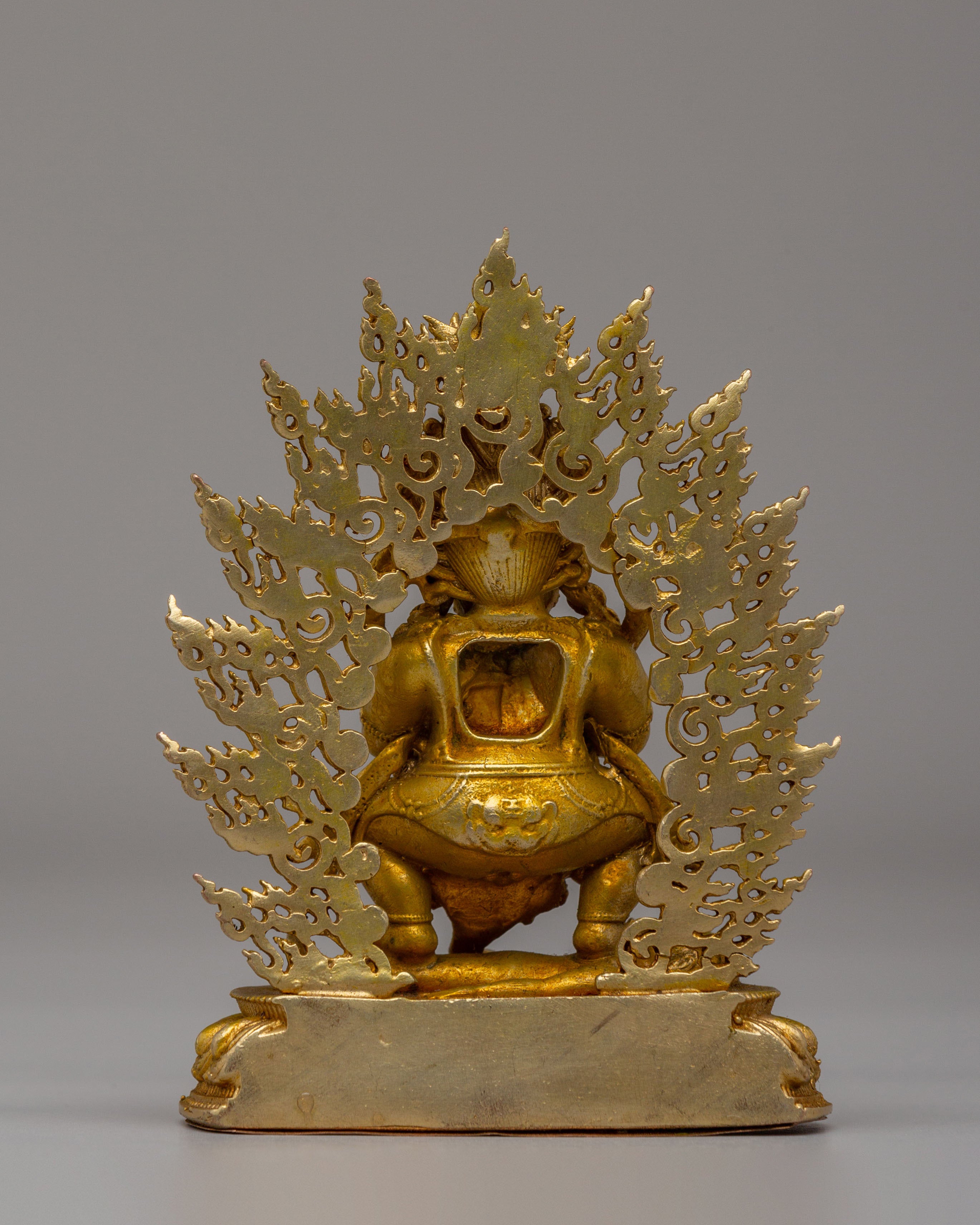 Dharma Protector Mahakala Sculpture | Wrathful Guardian Deity