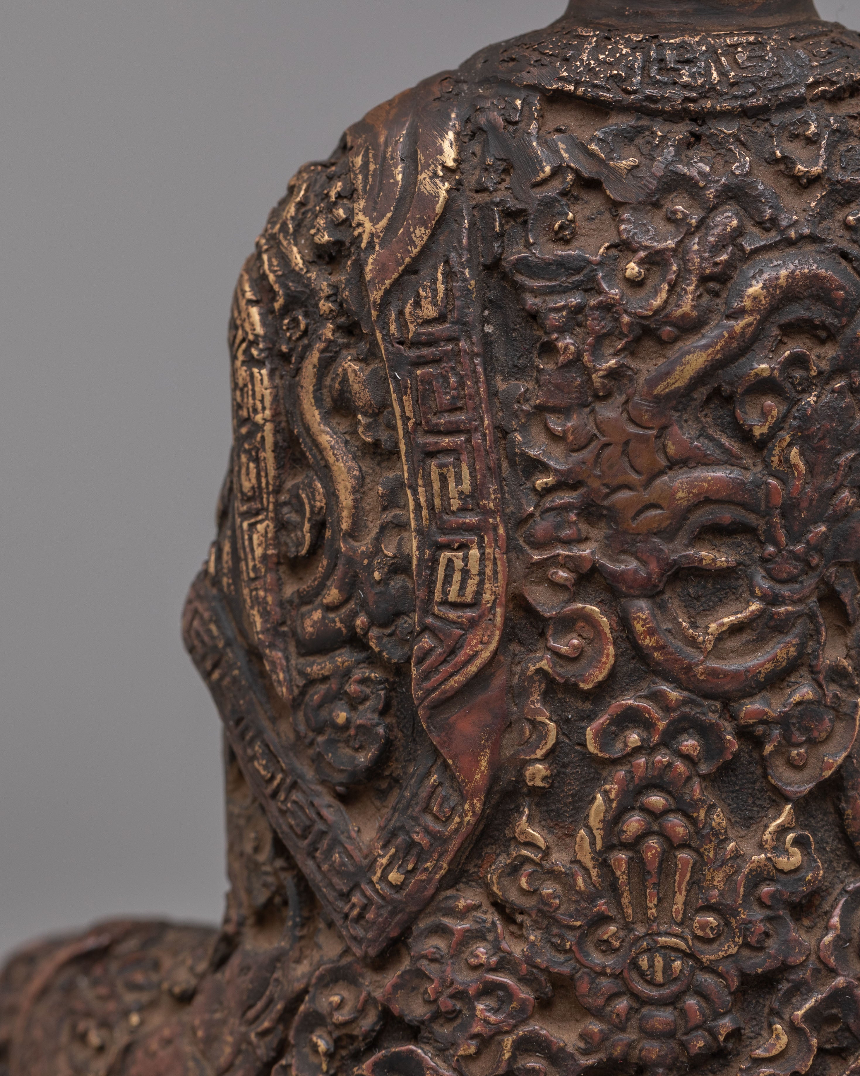 Amitabha Buddha Altar Statue | Handcrafted Brass Sculpture for Meditation & Blessings