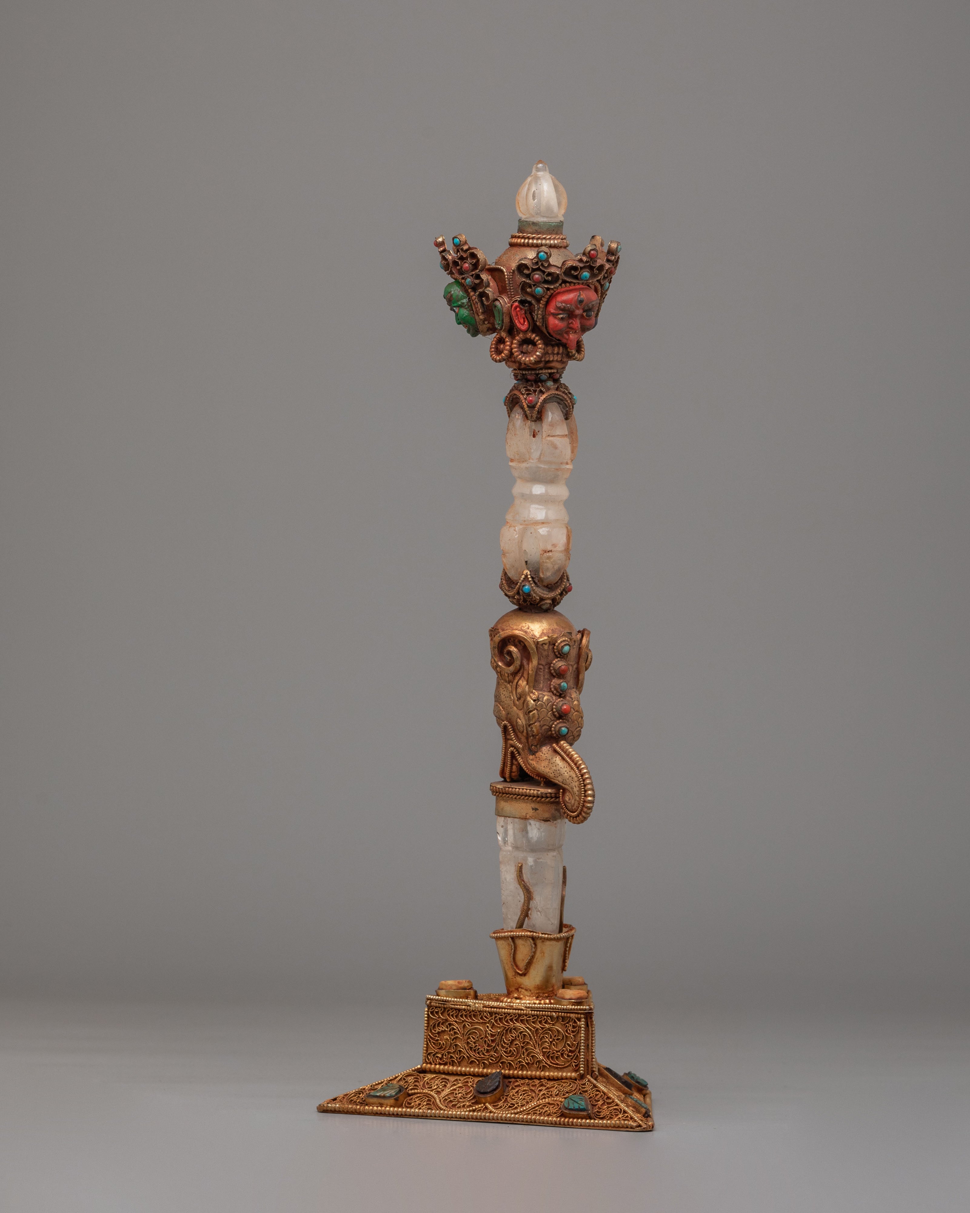 Ceremonial Ritual Dagger Phurba | Sacred Vajrayana Dagger