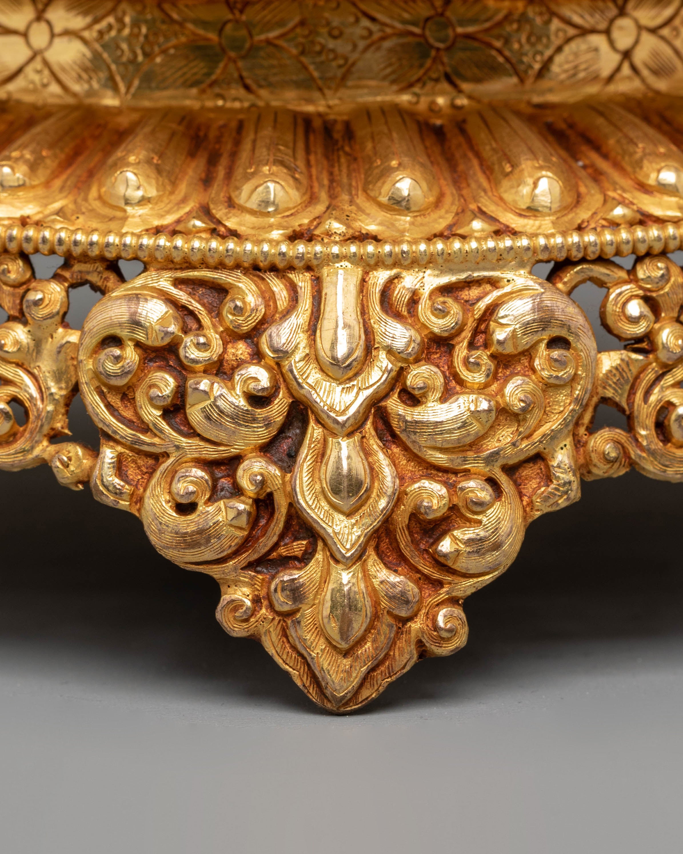 Tibetan Mandala Base for Altar | Sacred Tibetan Decor for Buddhist Pujas