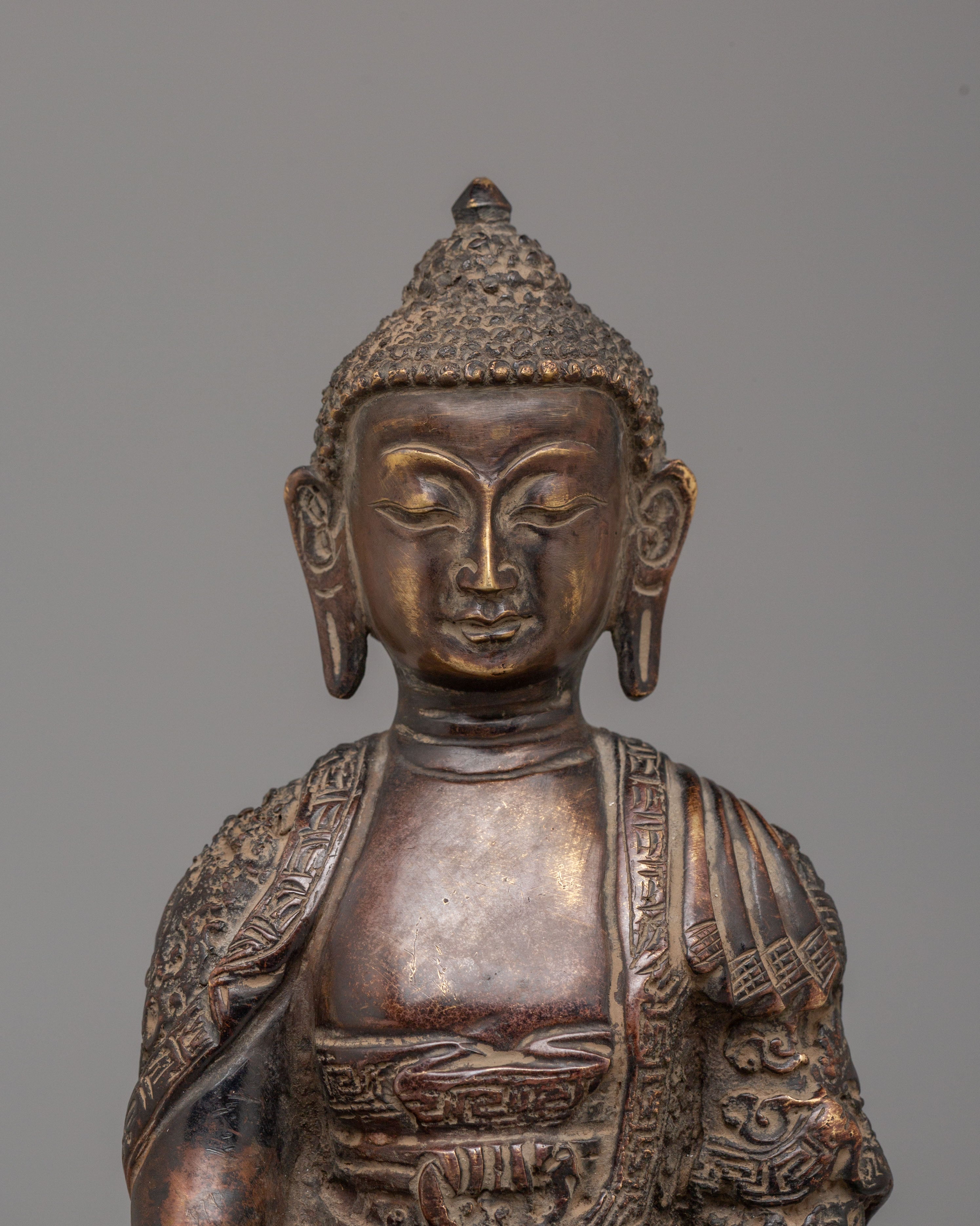 Handmade Tibetan Shakyamuni Buddha Statue | Himalayan Art