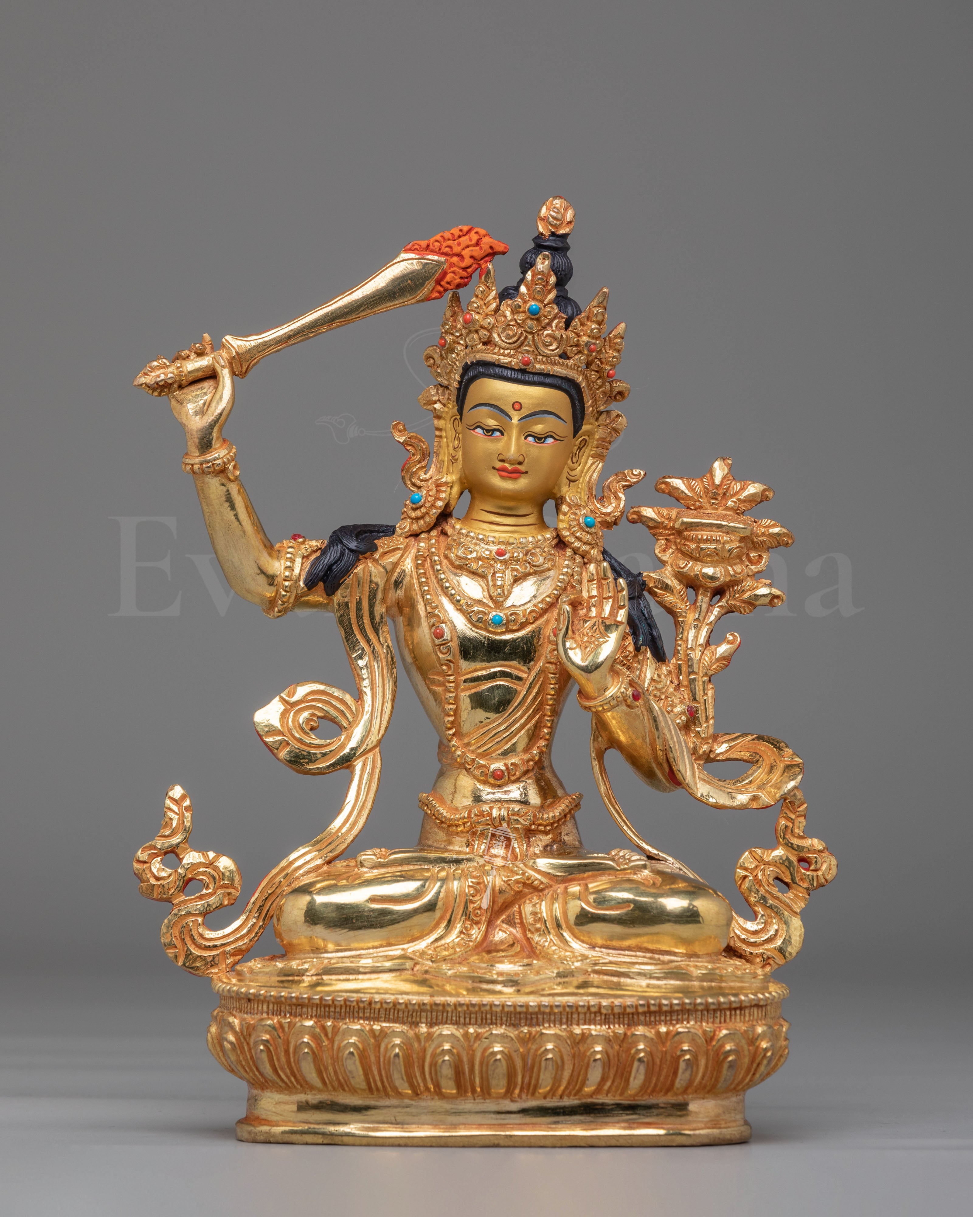 Sacred Wisdom Manjushri Statue