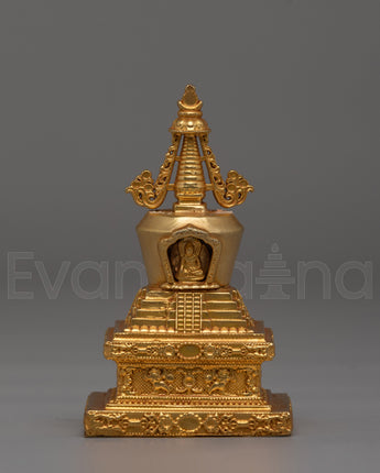 Handcrafted Descent from Heaven Stupa