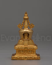 Handcrafted Descent from Heaven Stupa