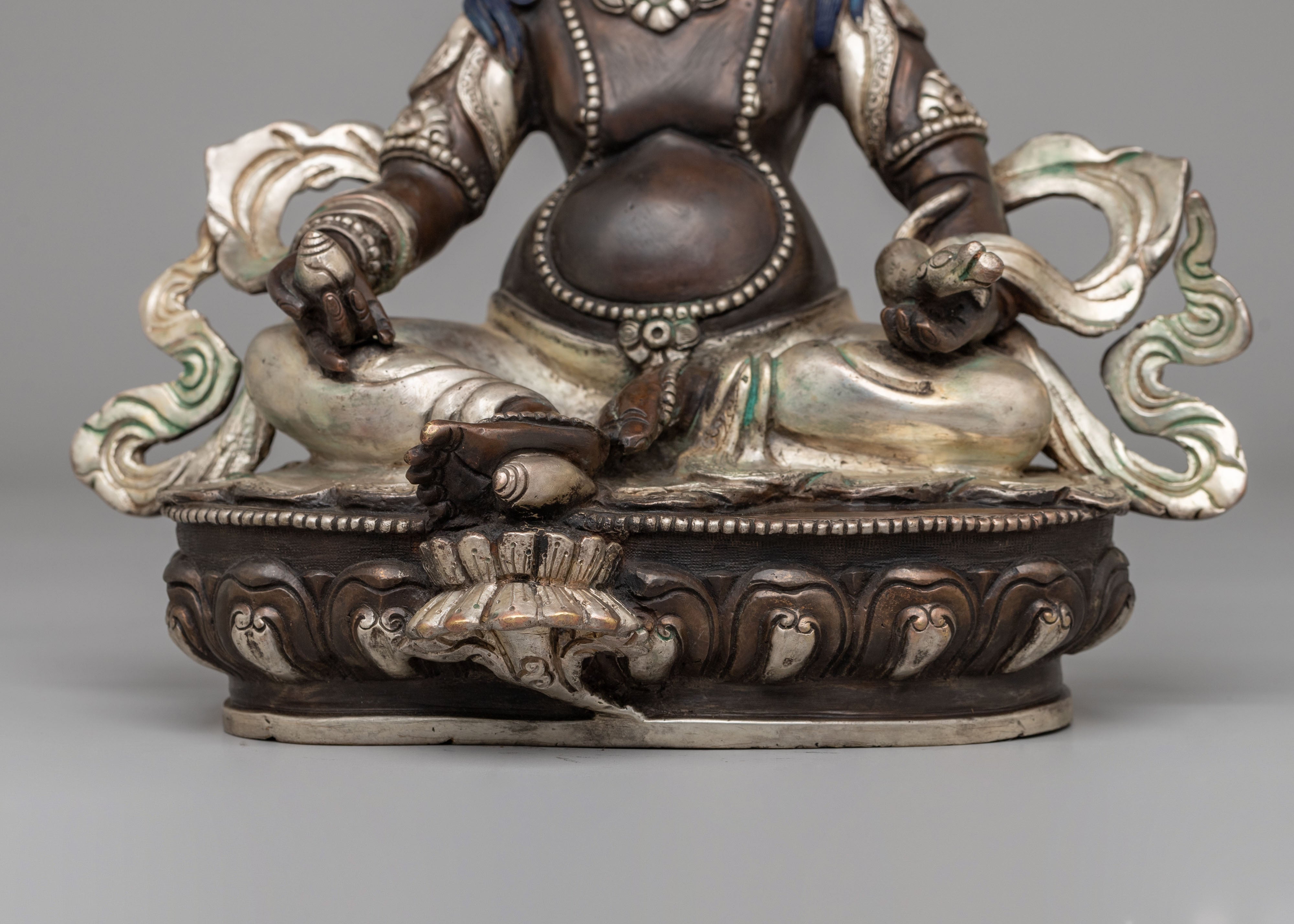 Wealth Lord Jambhala Statue | Sacred Tibetan Sculpture for Abundance
