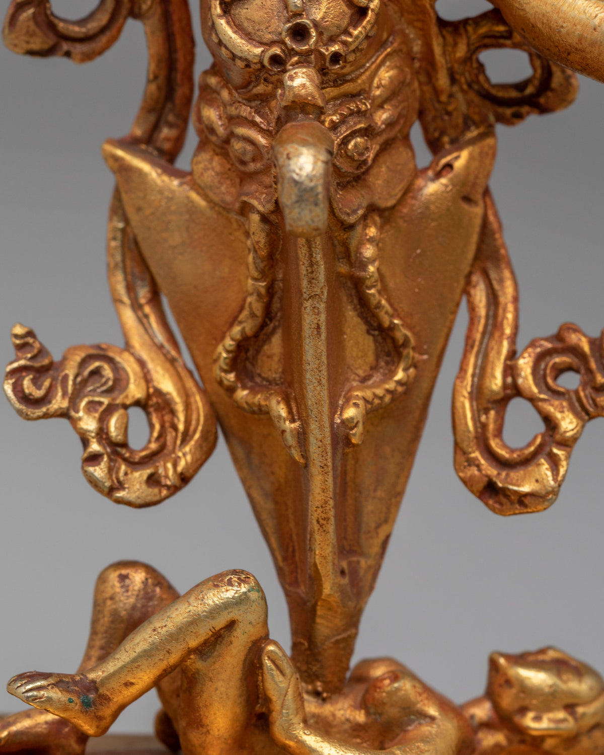 Chandra Surya Simha Jogini Statue | Handcrafted Spiritual Sculpture