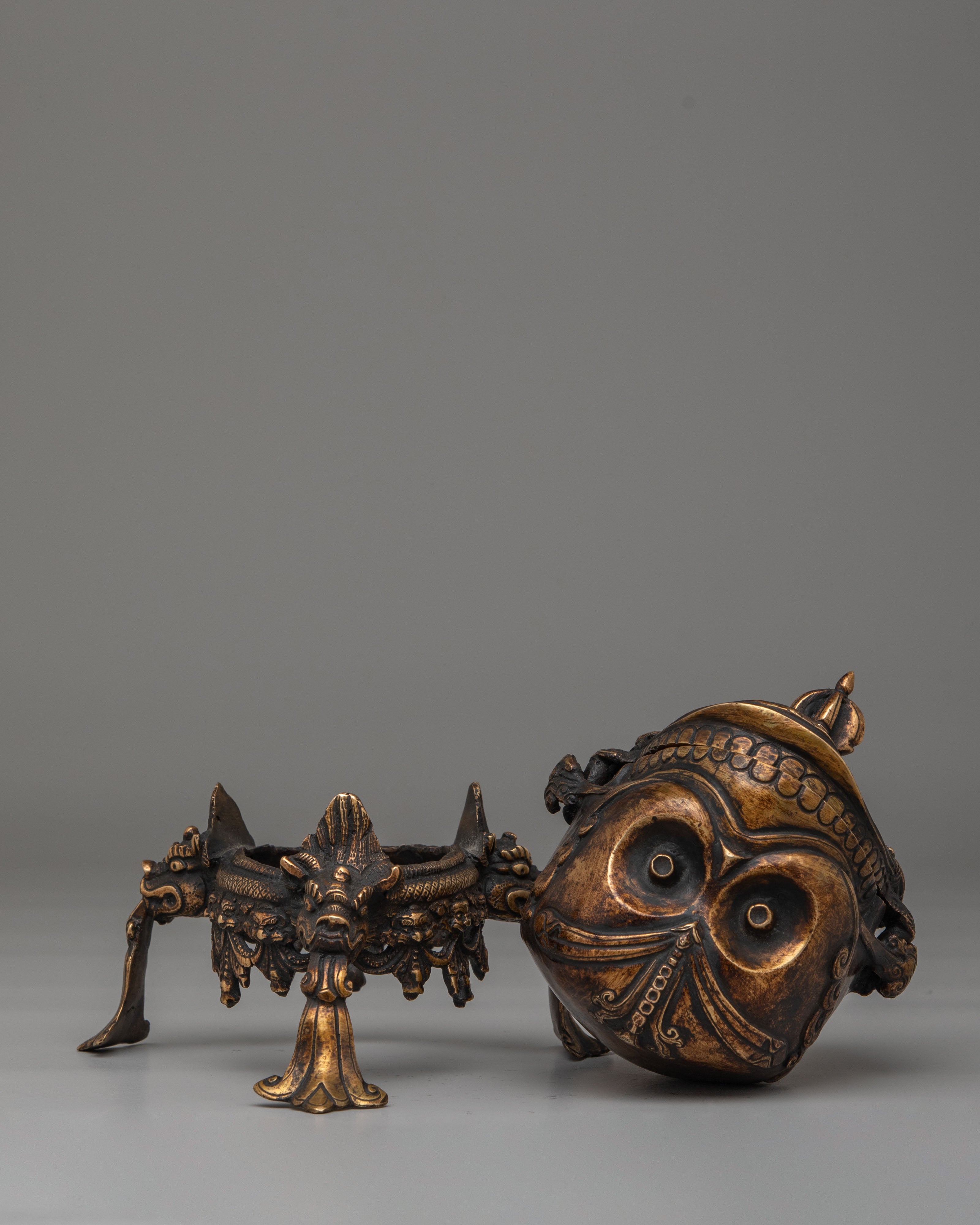 Handcrafted Kapala for Ritual | Tibetan Skull Cup (REMAKE POSSIBLE )