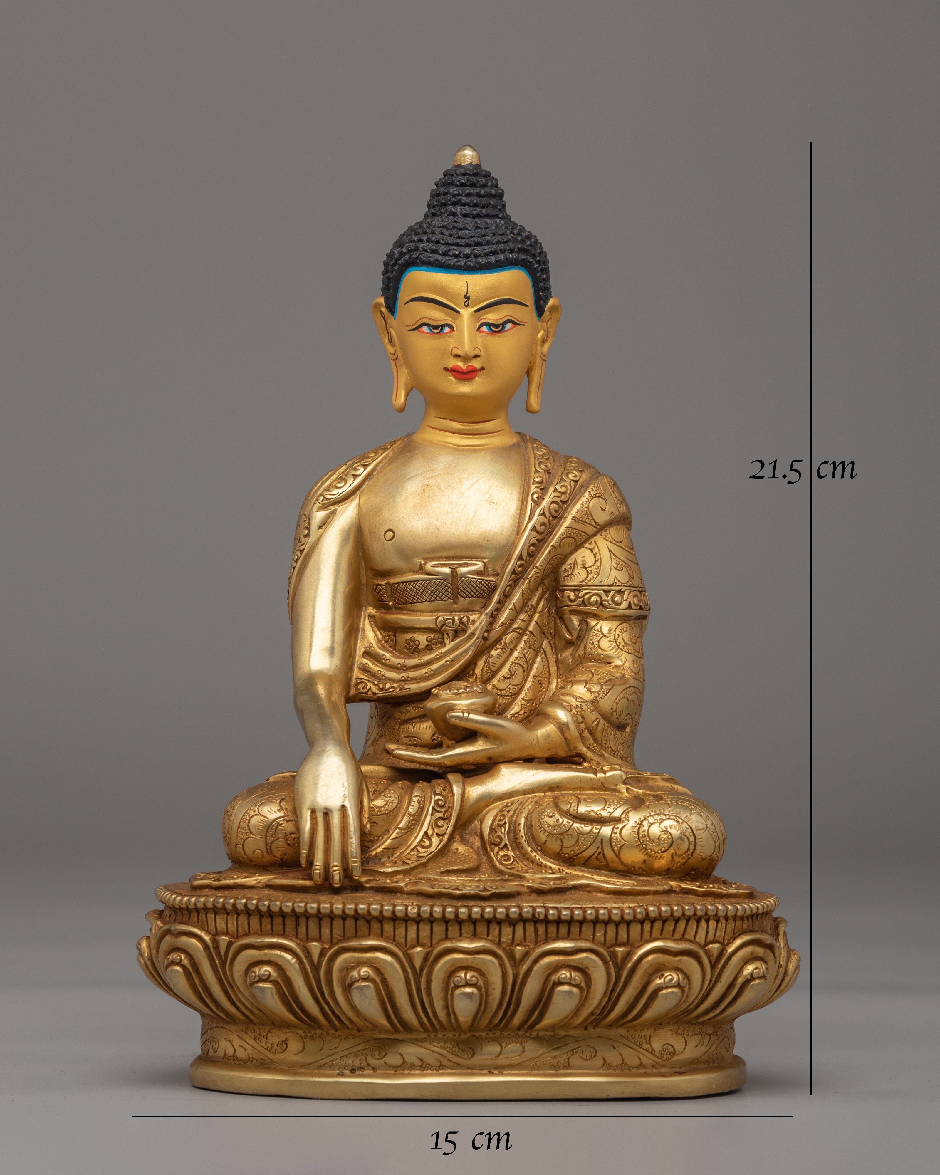 Sacred Altar Shakyamuni Buddha Statue | Tibetan Spiritual Decor