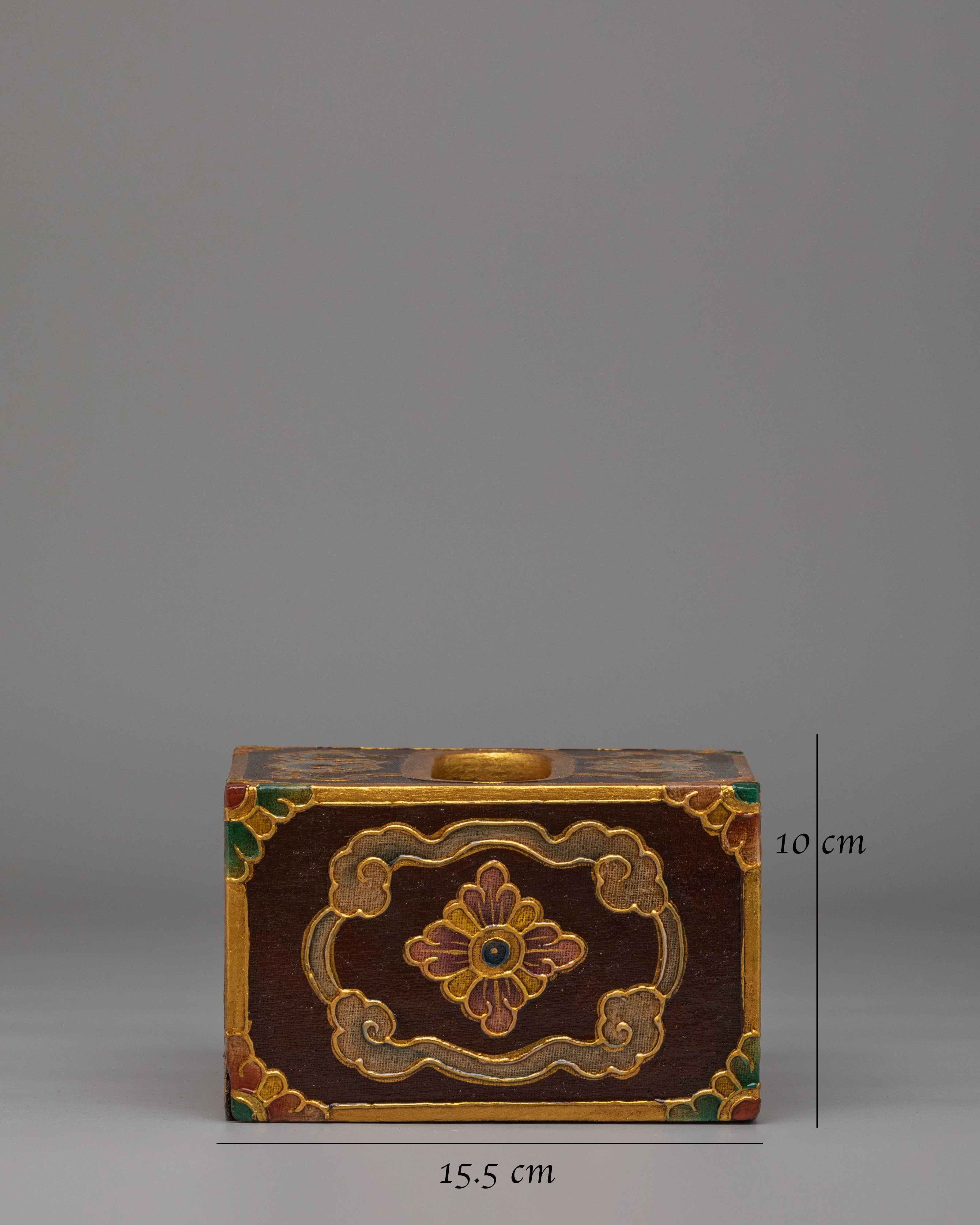 Wooden Tissue Box Holder | Hand Painted Wooden Home Decor