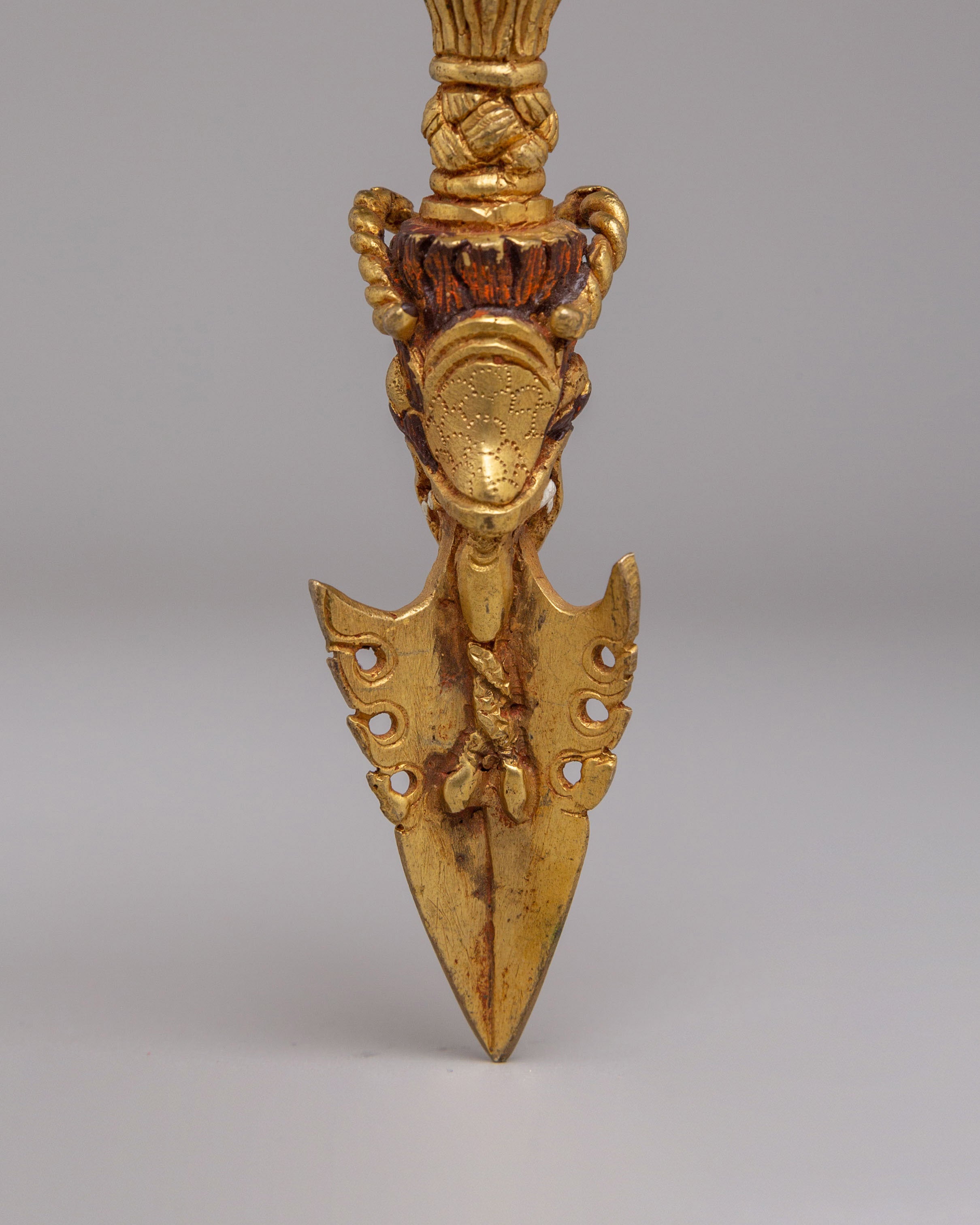Spiritual Ritual Phurba Dagger | Handcrafted Tantric Dagger for Meditation & Altar
