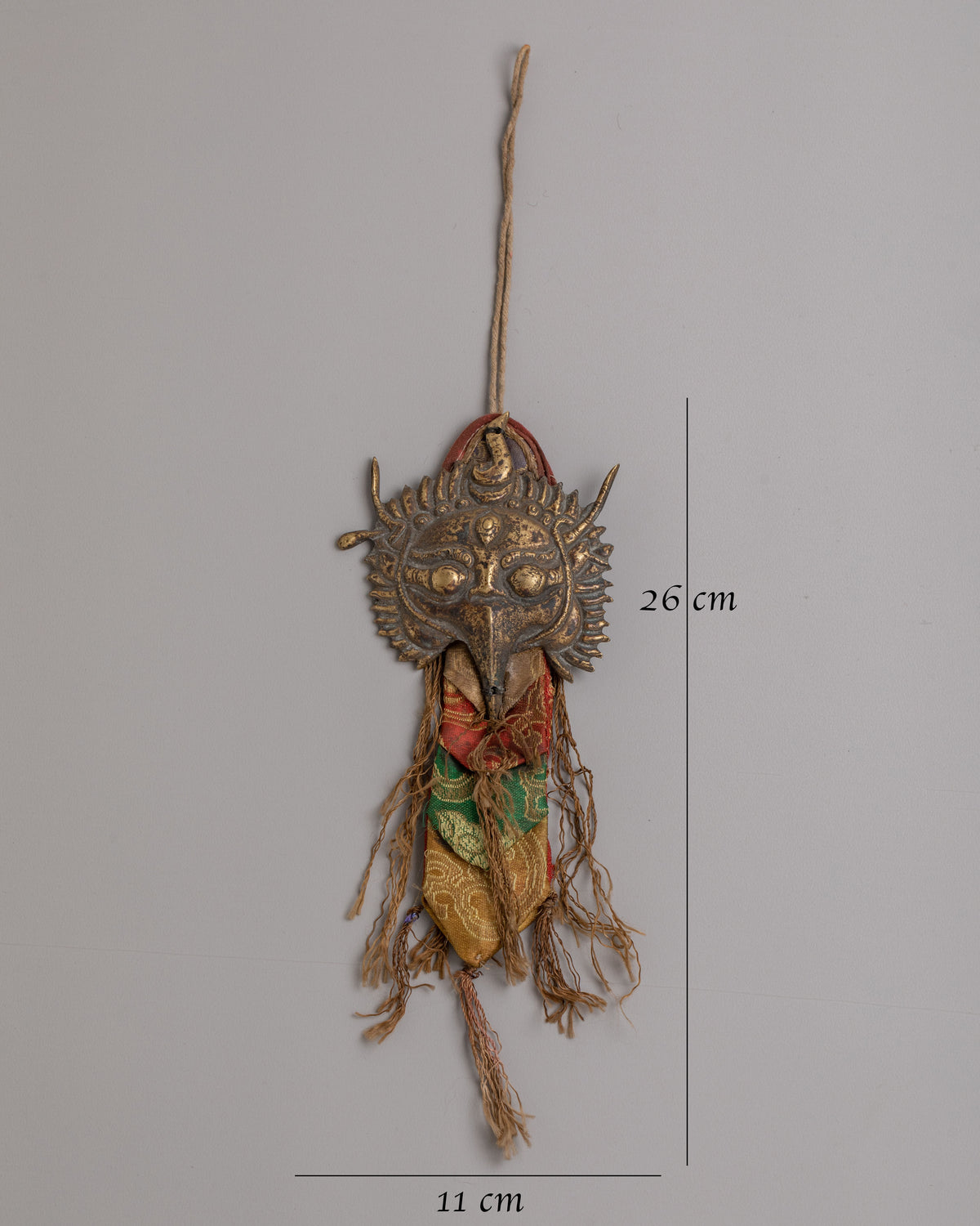 Tibetan Garuda Head Wall Hanging | Wall Art for Spiritual Home Decor
