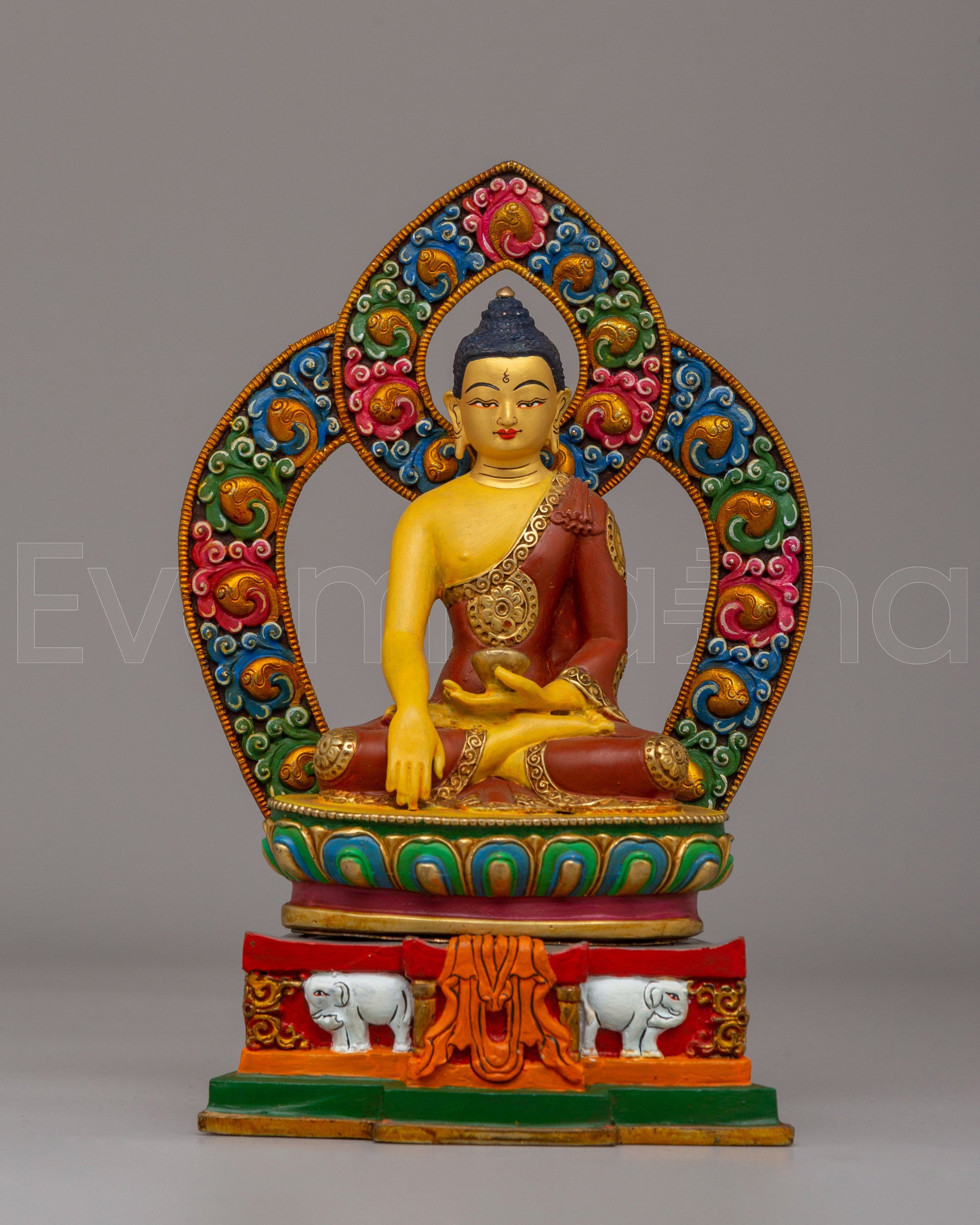 Shakyamuni Buddha Peaceful Figurine 