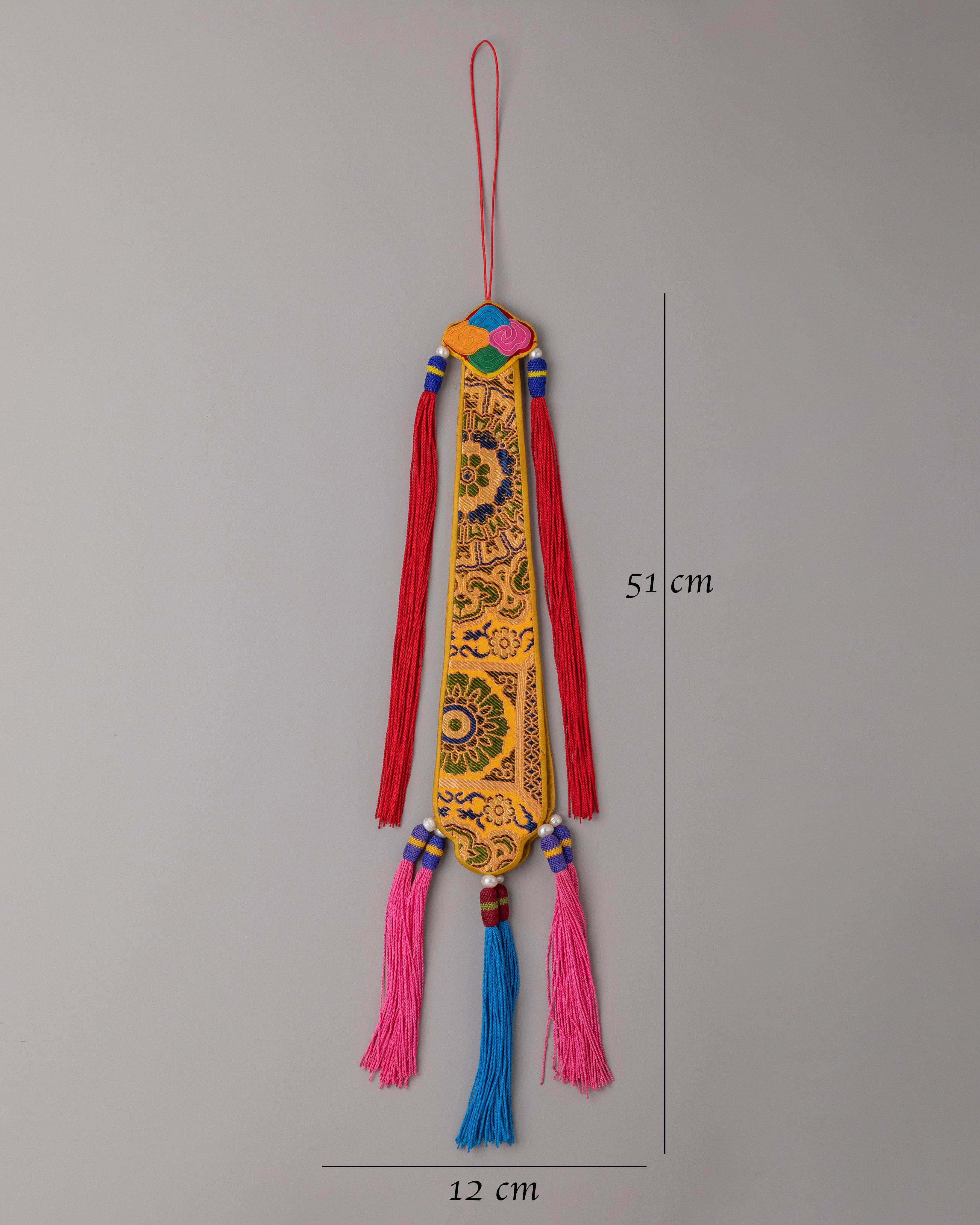 Damaru Tail for Spiritual Practice | Sacred Ritual Tool for Meditation and Sound Healing