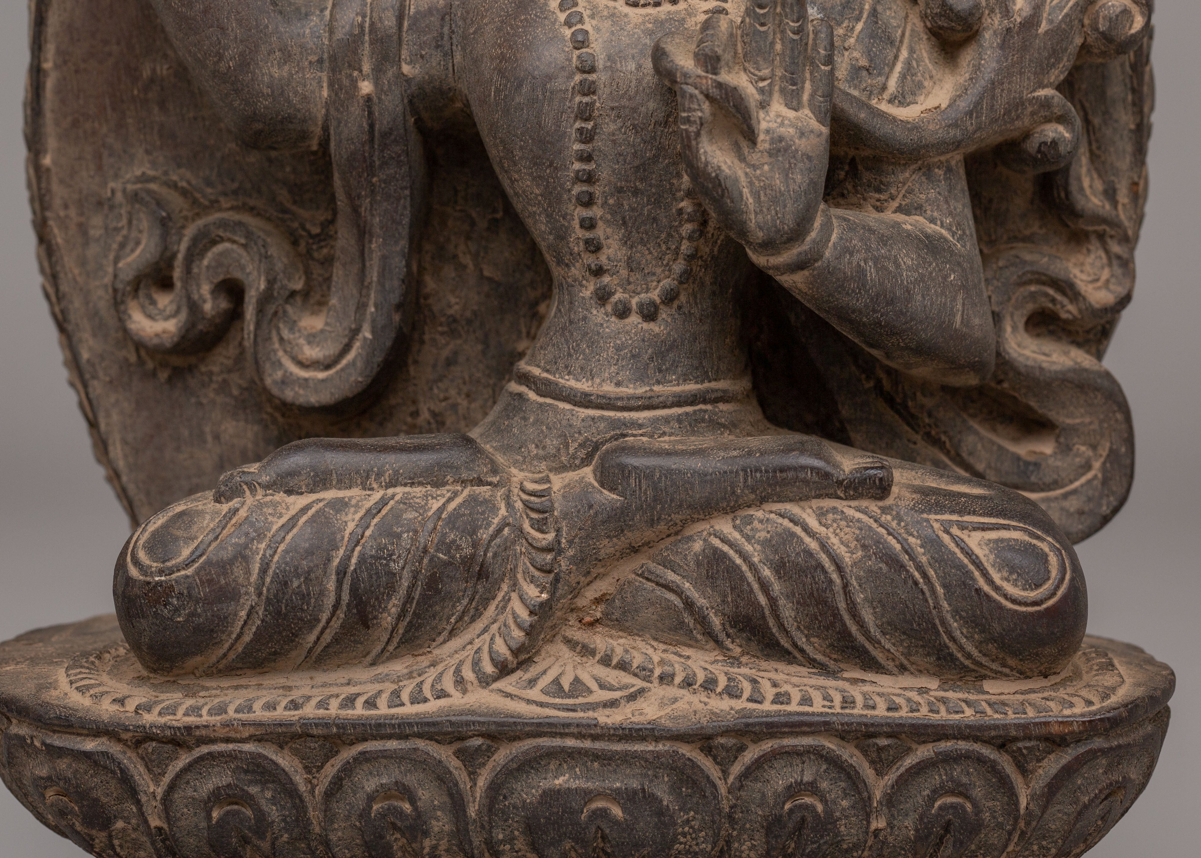 Sacred Manjushri Deity Statue | Bodhisattva of Wisdom