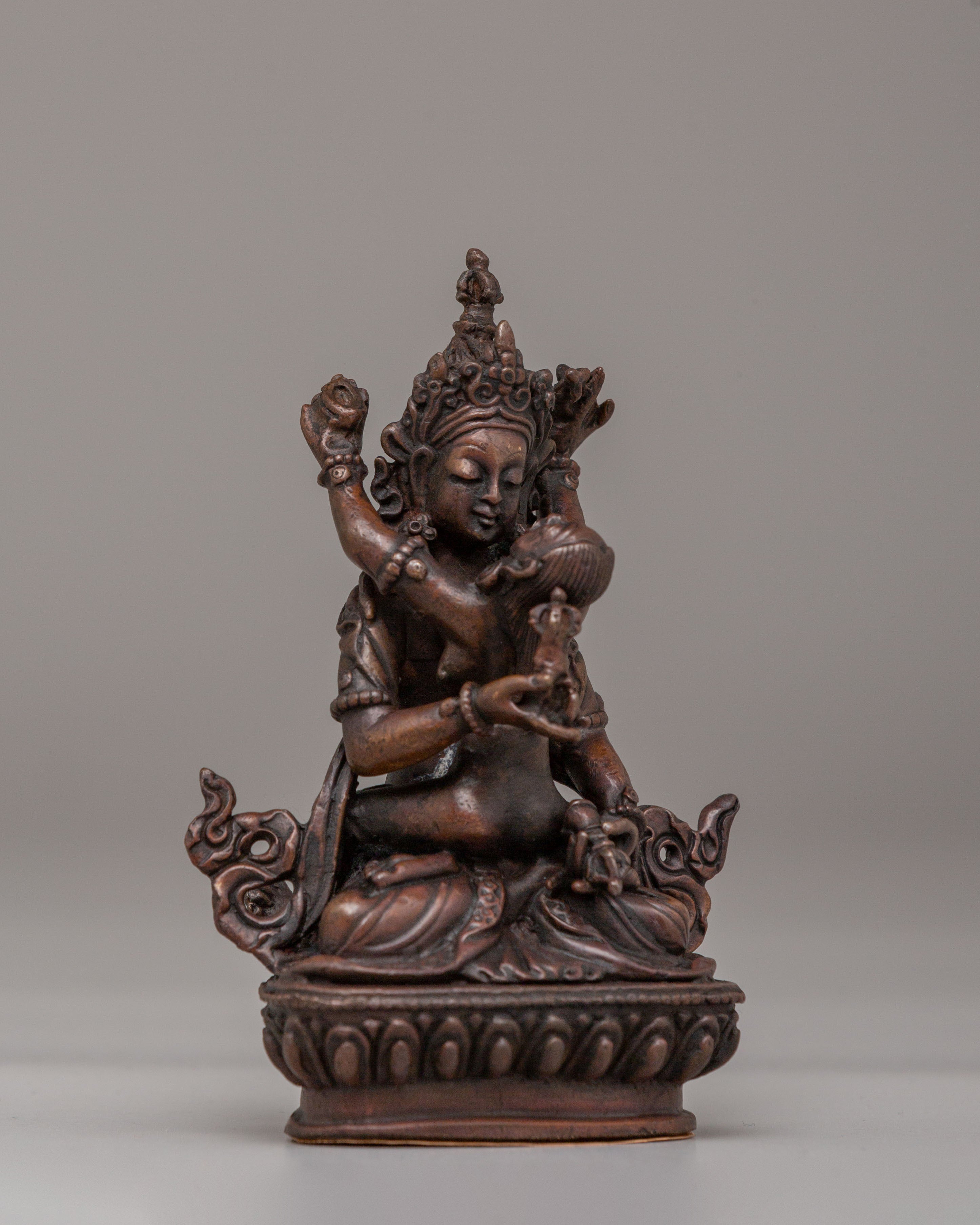 Vajrasattva With Consort Sculpture | Himalayan Buddhist Art