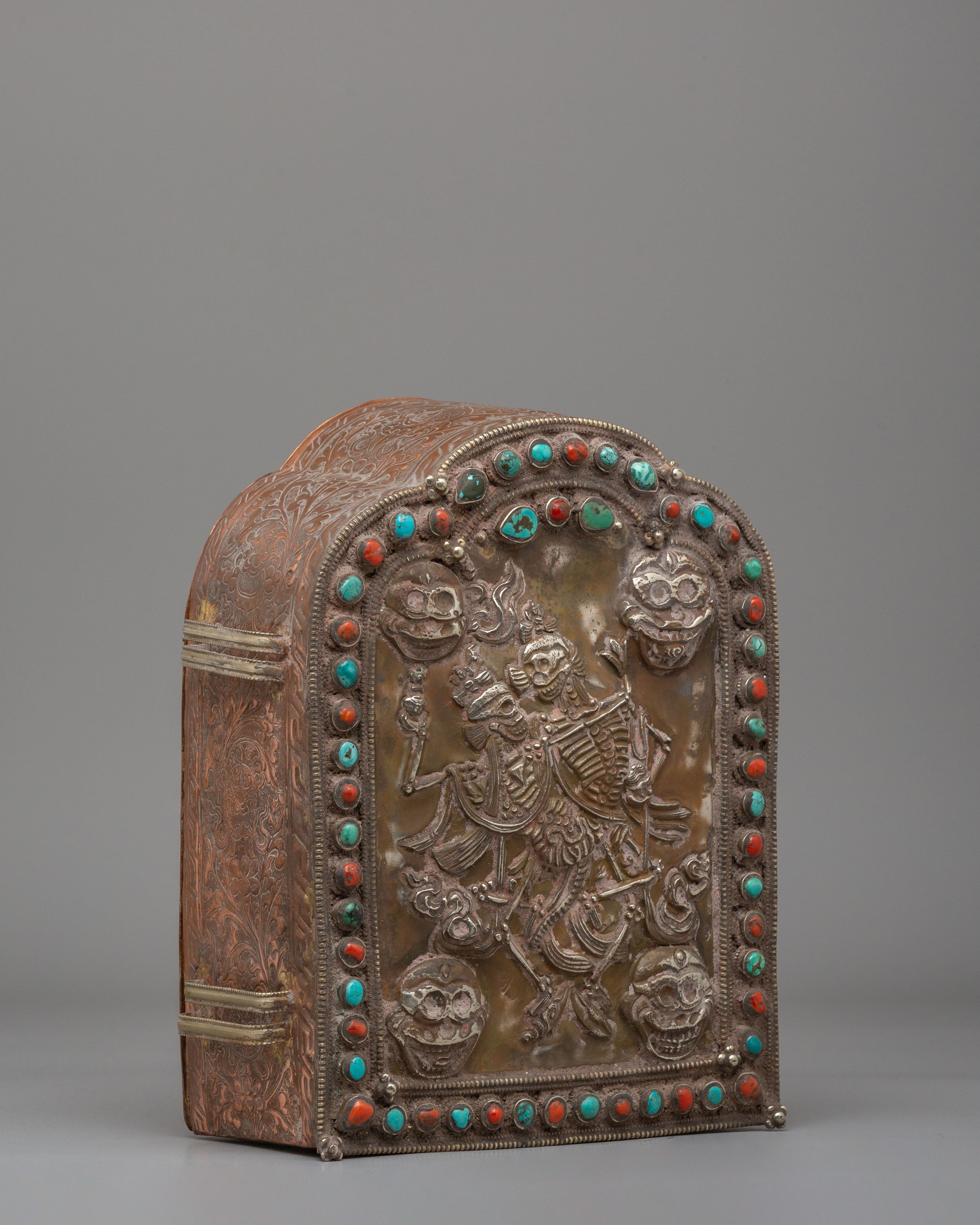 Handmade Traditional Chitipati Ghau Box | Ritual Offering Box