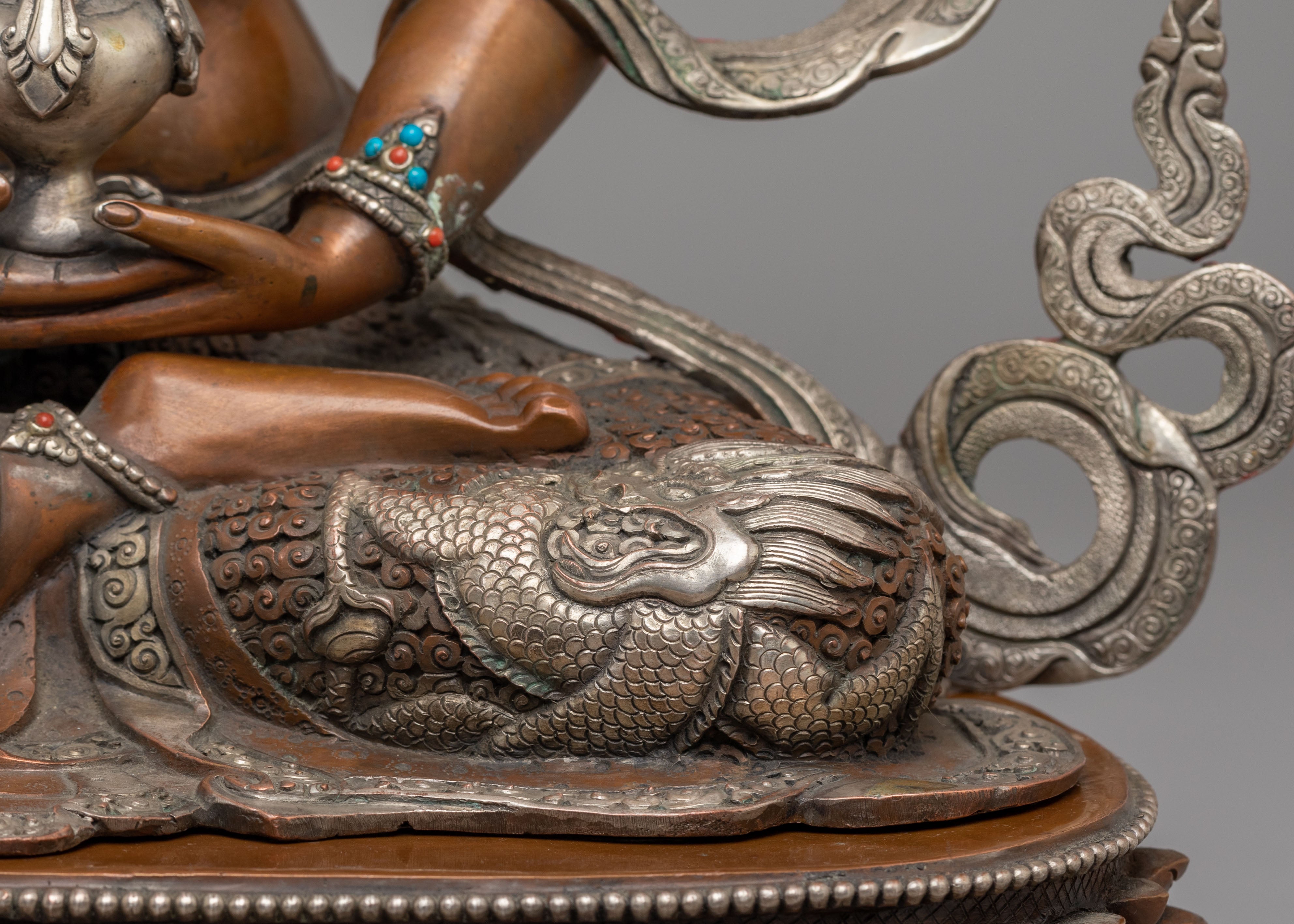 Divine Protection Amitayus Statue | Handcrafted Tibetan Deity Sculpture