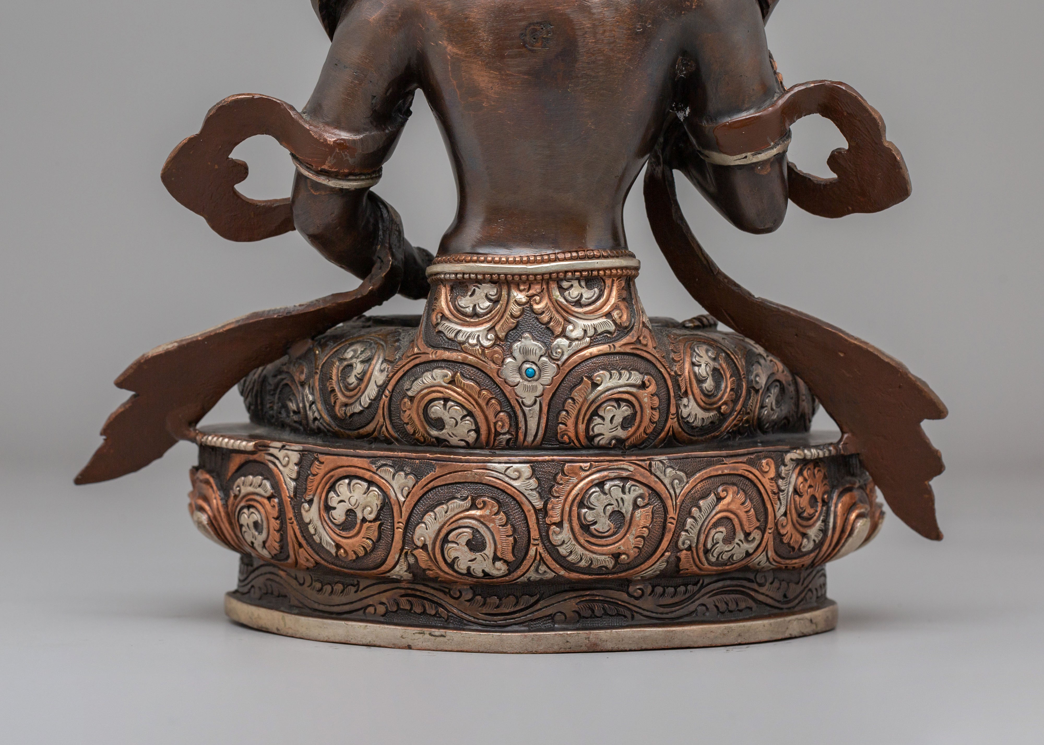 Vajrasatva Meditation & Purification Statue | Gold Gilded Artwork