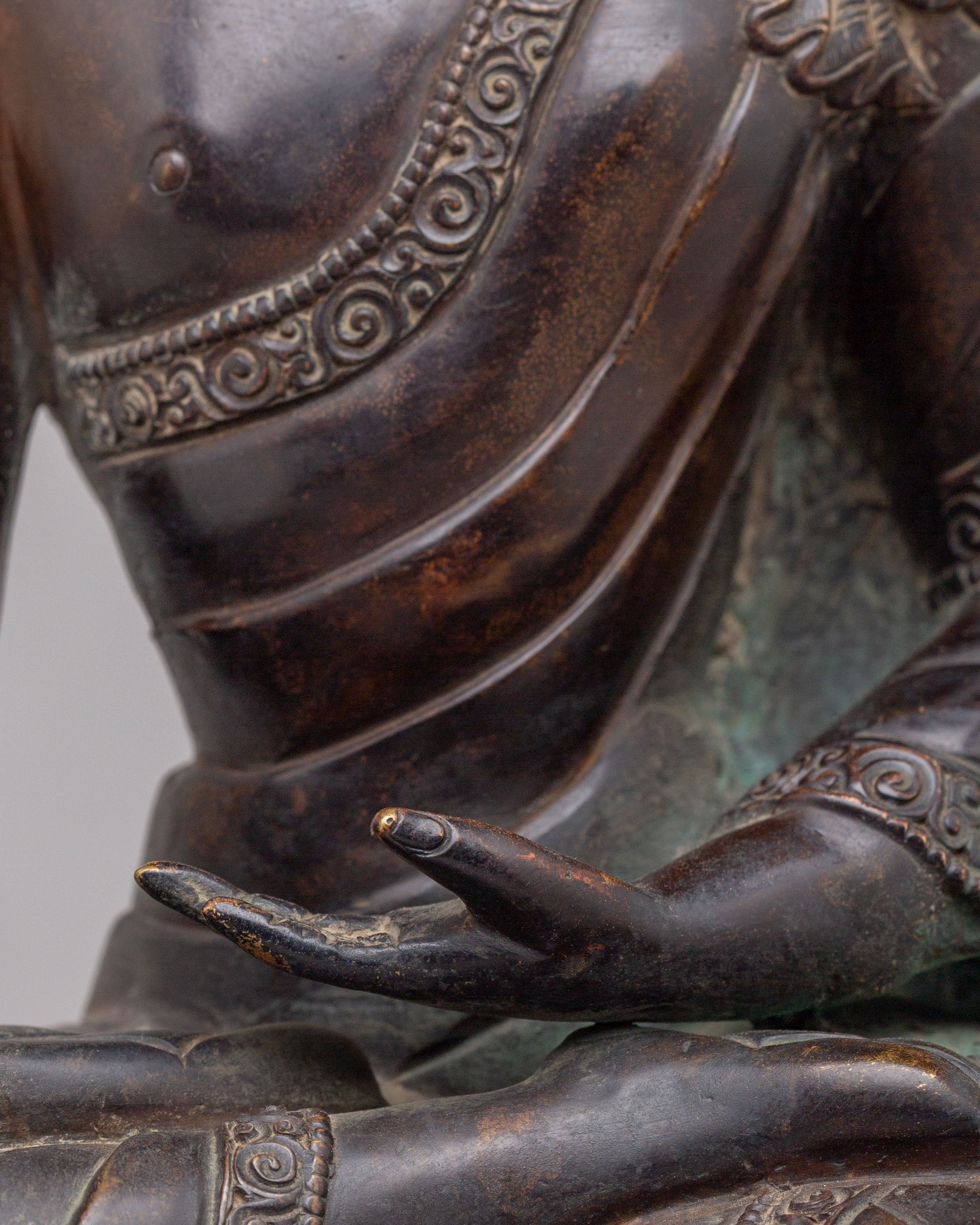 Sage Shakyamuni Buddha Sculpture | Copper Buddhist Sculpture