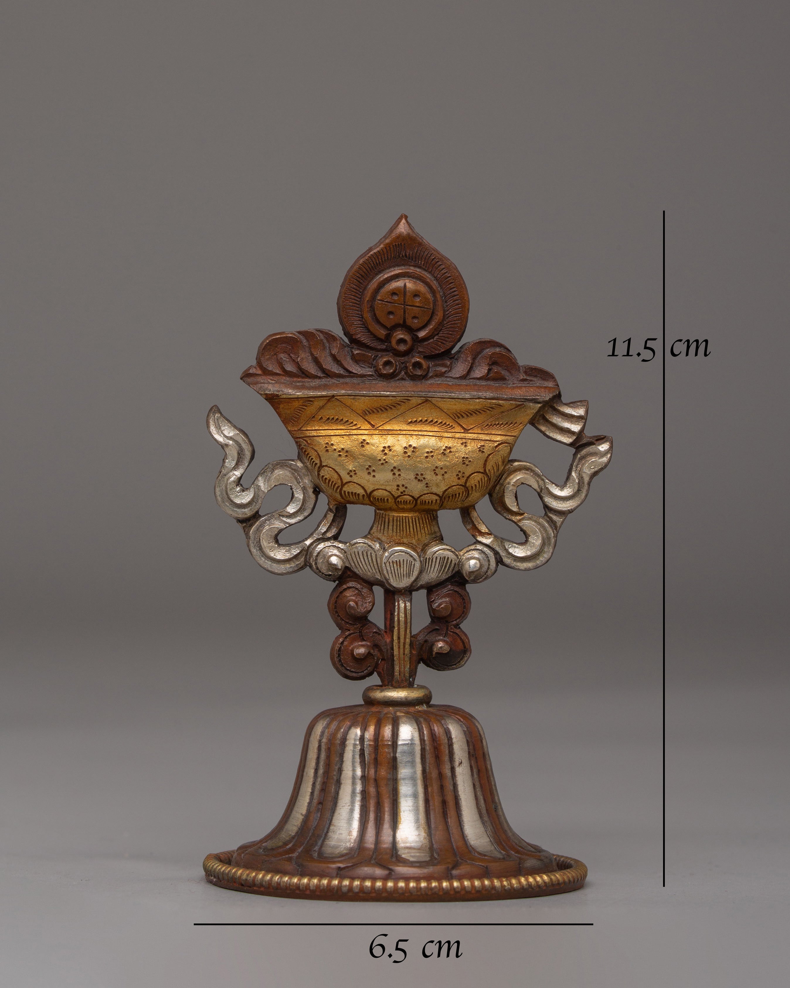 Oxidized Copper Raja Rani Set | Elegant Copper and Gold-Plated Figurines