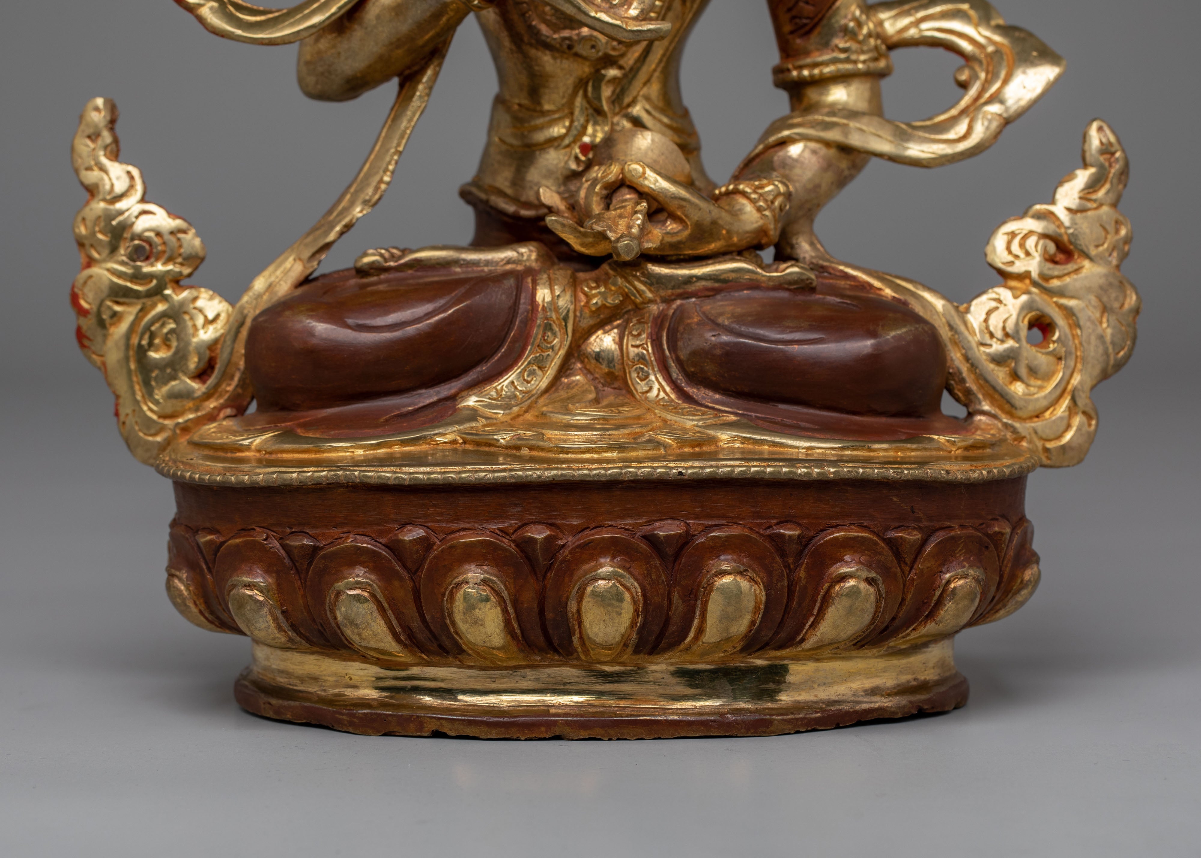 Sacred Vajrasattva Buddha Purification Statue | Tibetan Buddhist Artwork