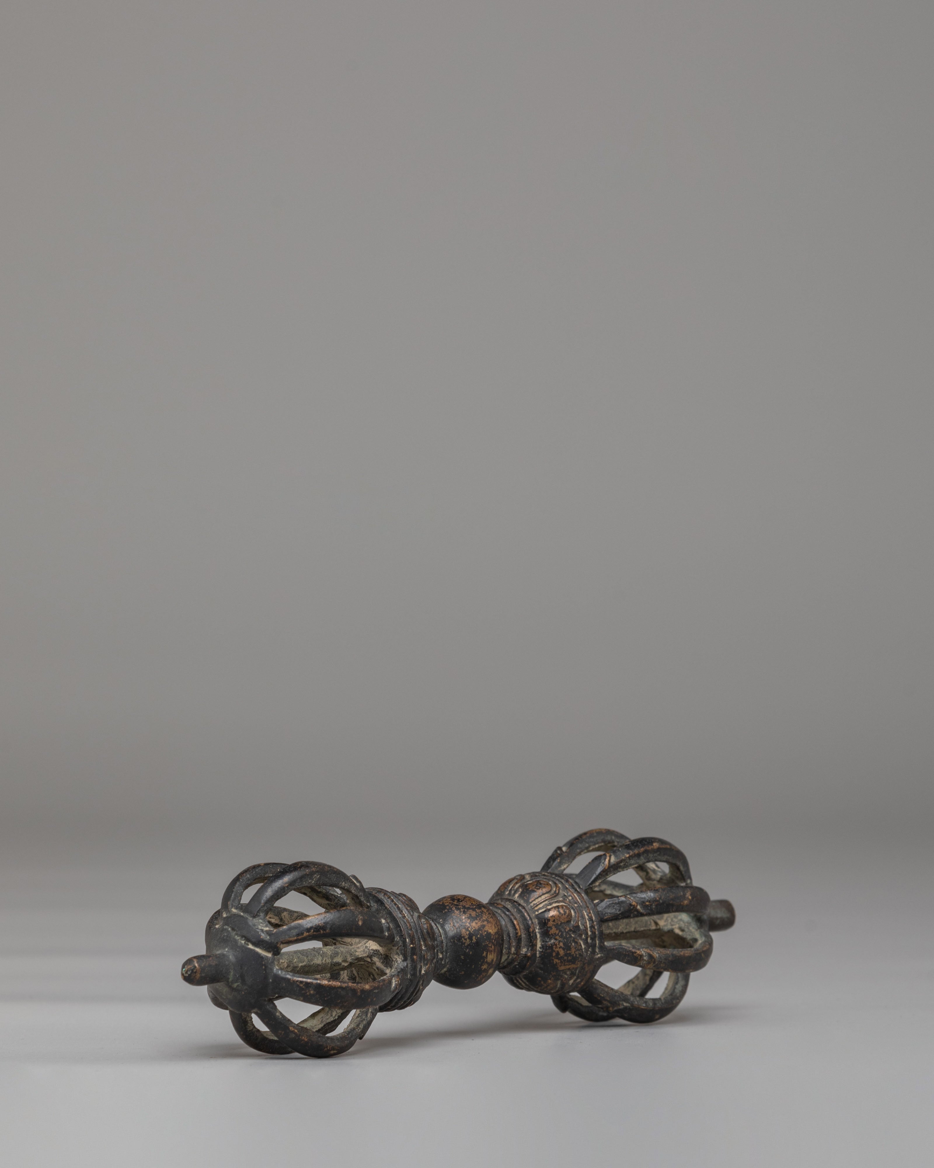 Handcrafted Himalayan Tibetan Vajra | Sacred Ritual Tool for Spiritual Practices