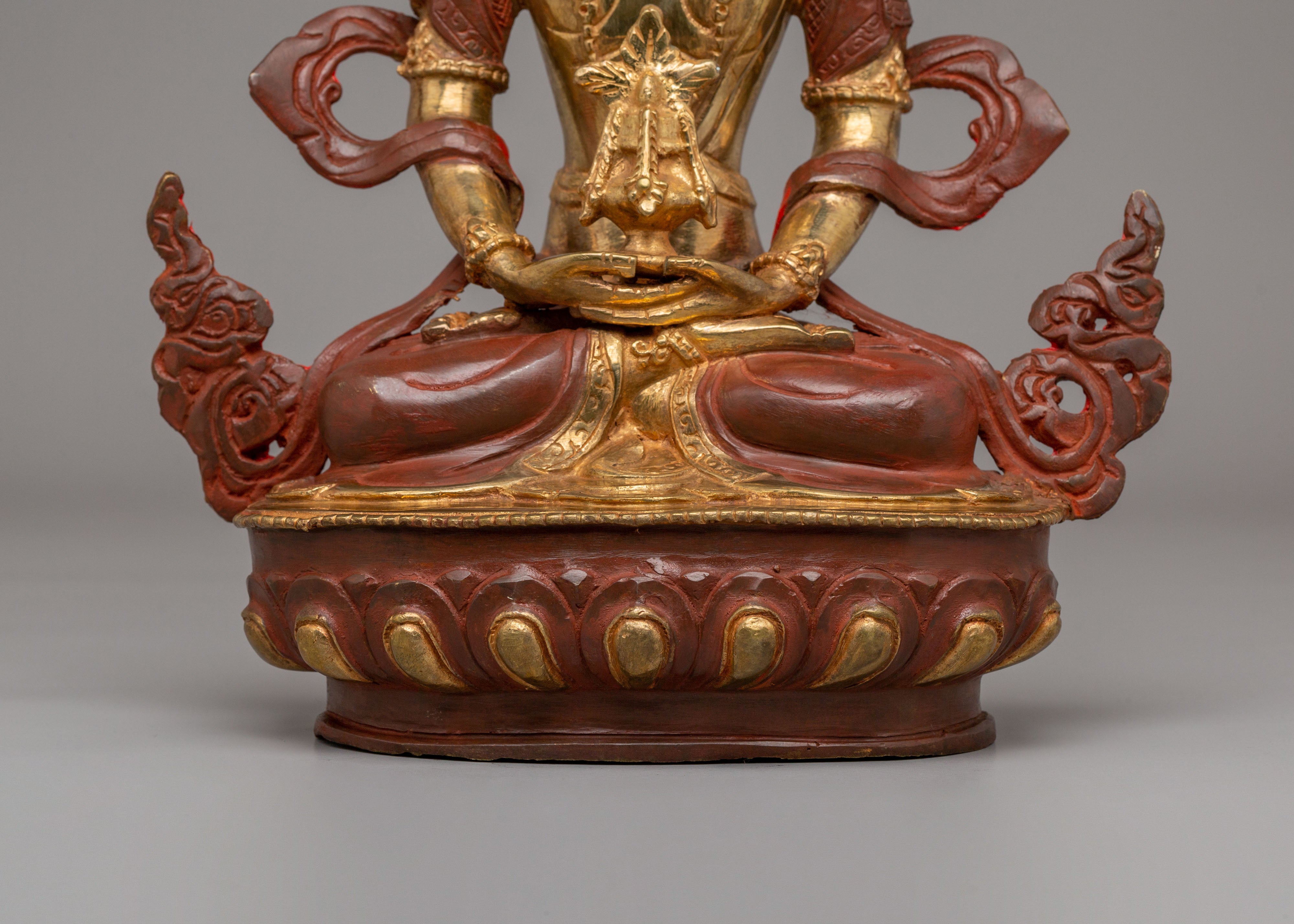 Himalayan Altar Amitayus Statue | Buddha of Longevity and Wisdom
