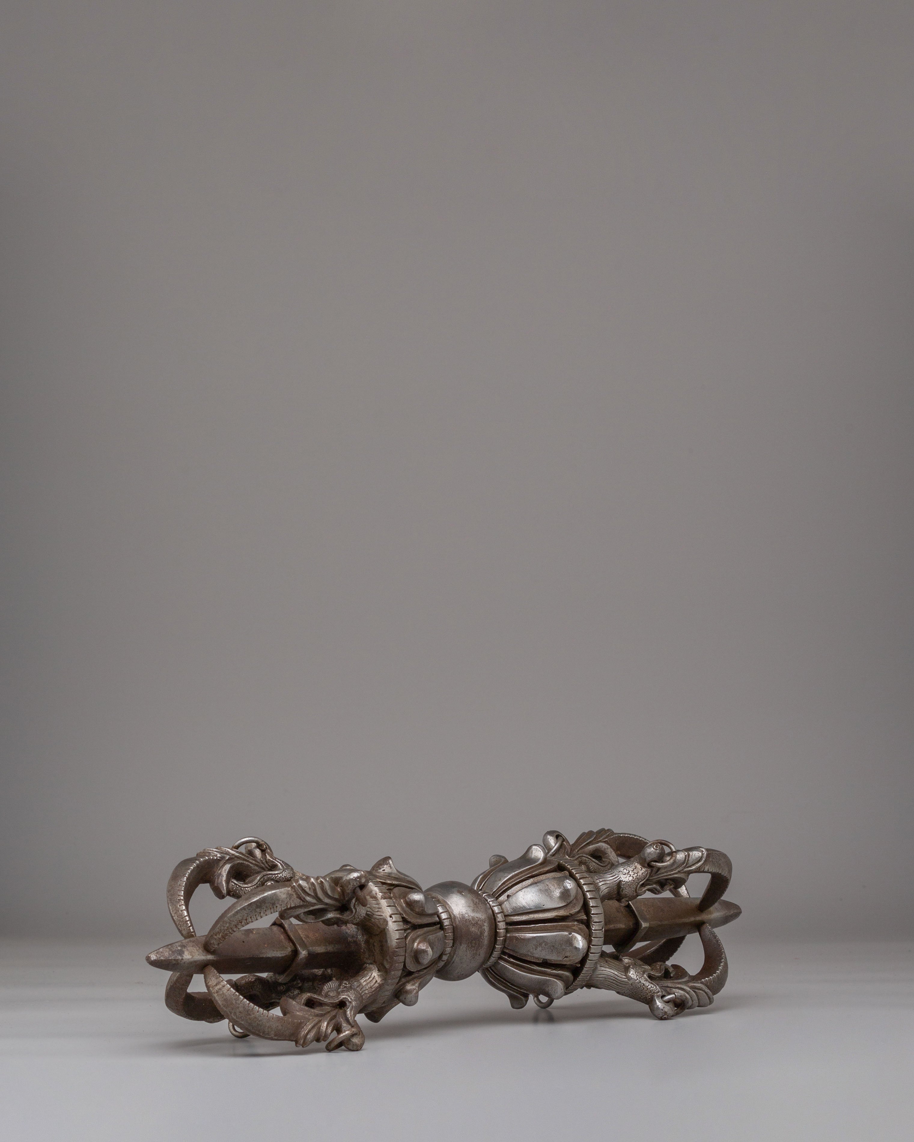 Scared Tibetan Dorje | Iron Ritual Vajra for Spiritual Protection