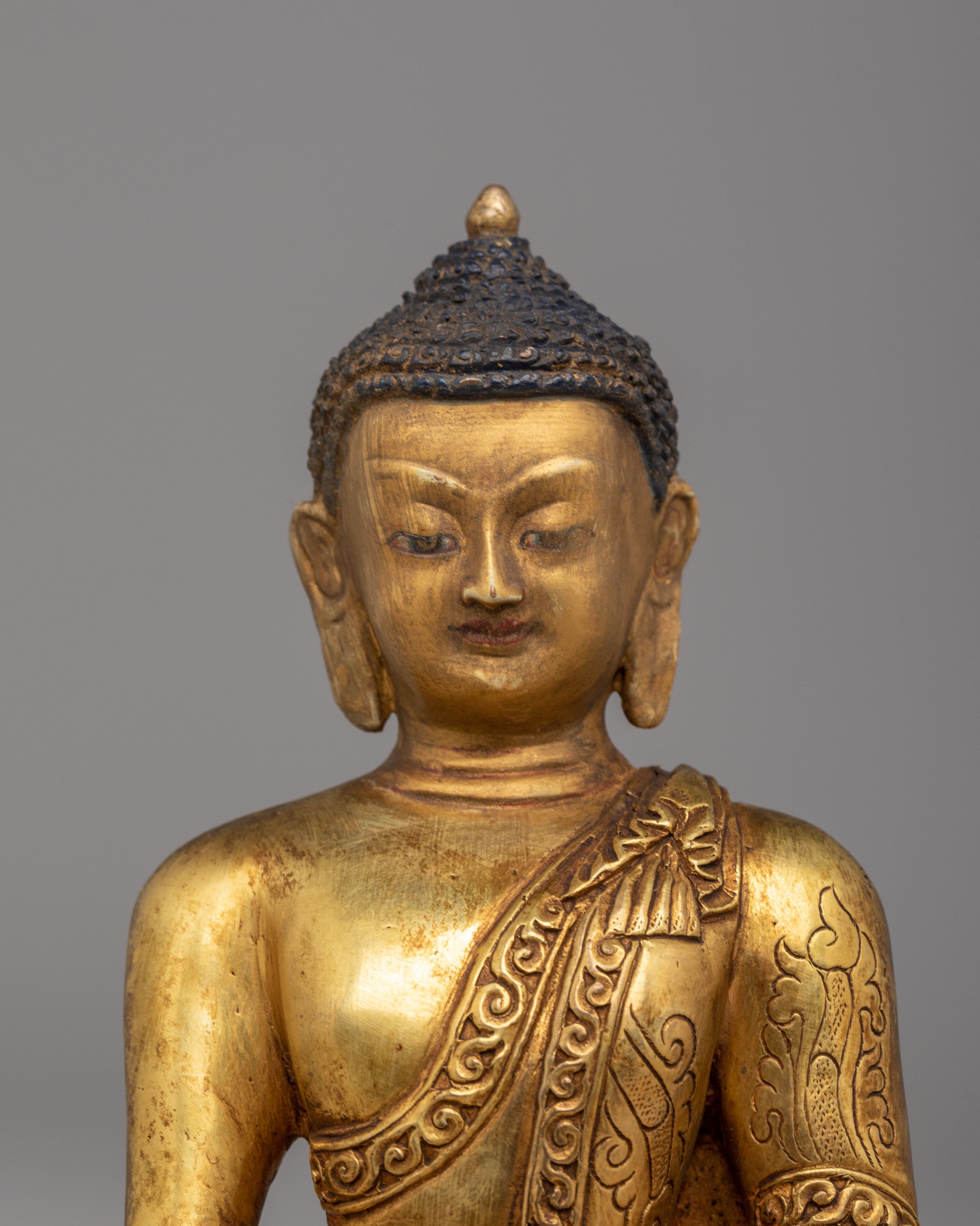 Tibetan Shakyamuni Buddha Figure | Symbol of Enlightenment
