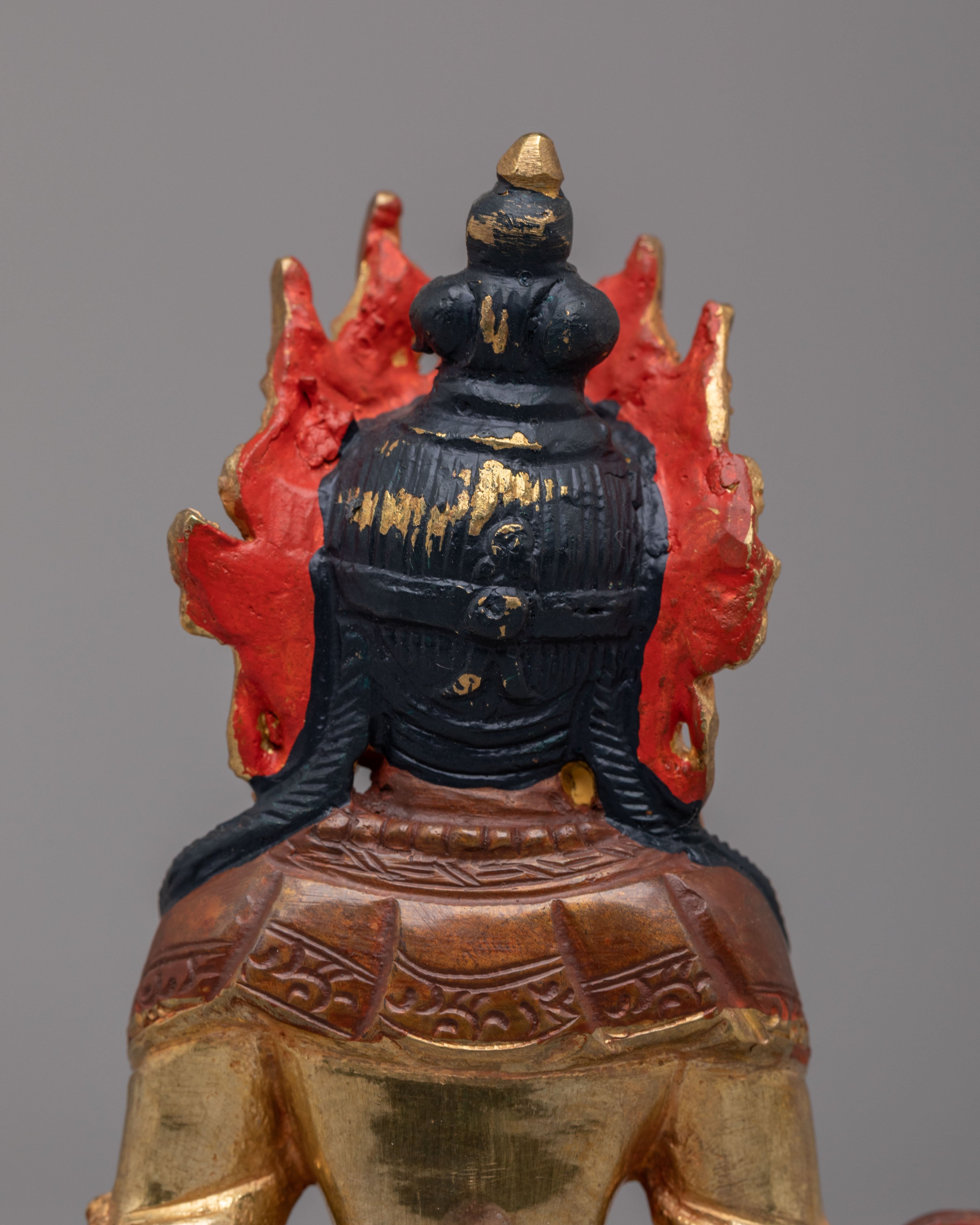 Sacred Amitayus Sculpture For Wisdom | Handcrafted Tibetan Art