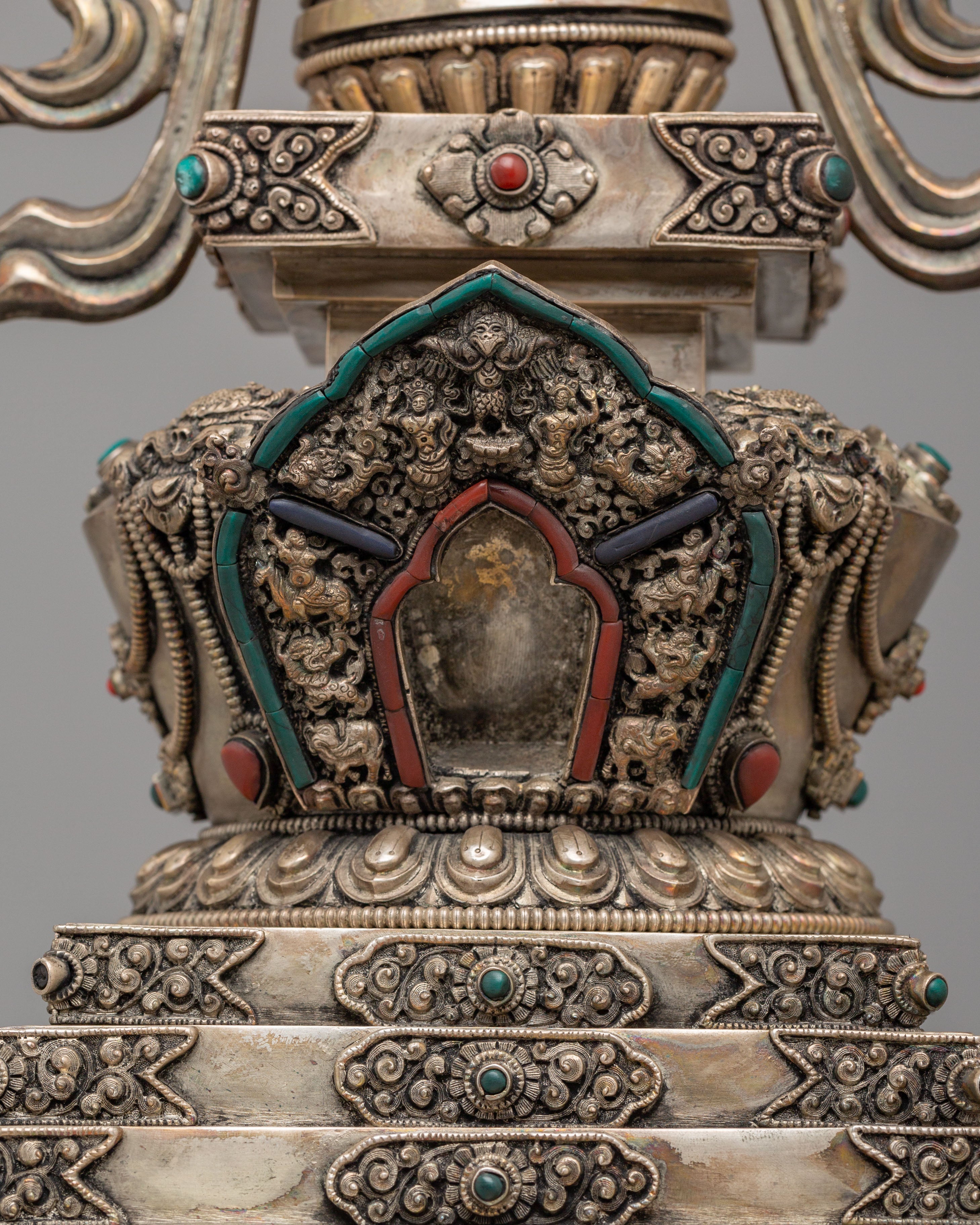 Handcrafted Tibetan Jangchub Stupa | Shrine for Meditation