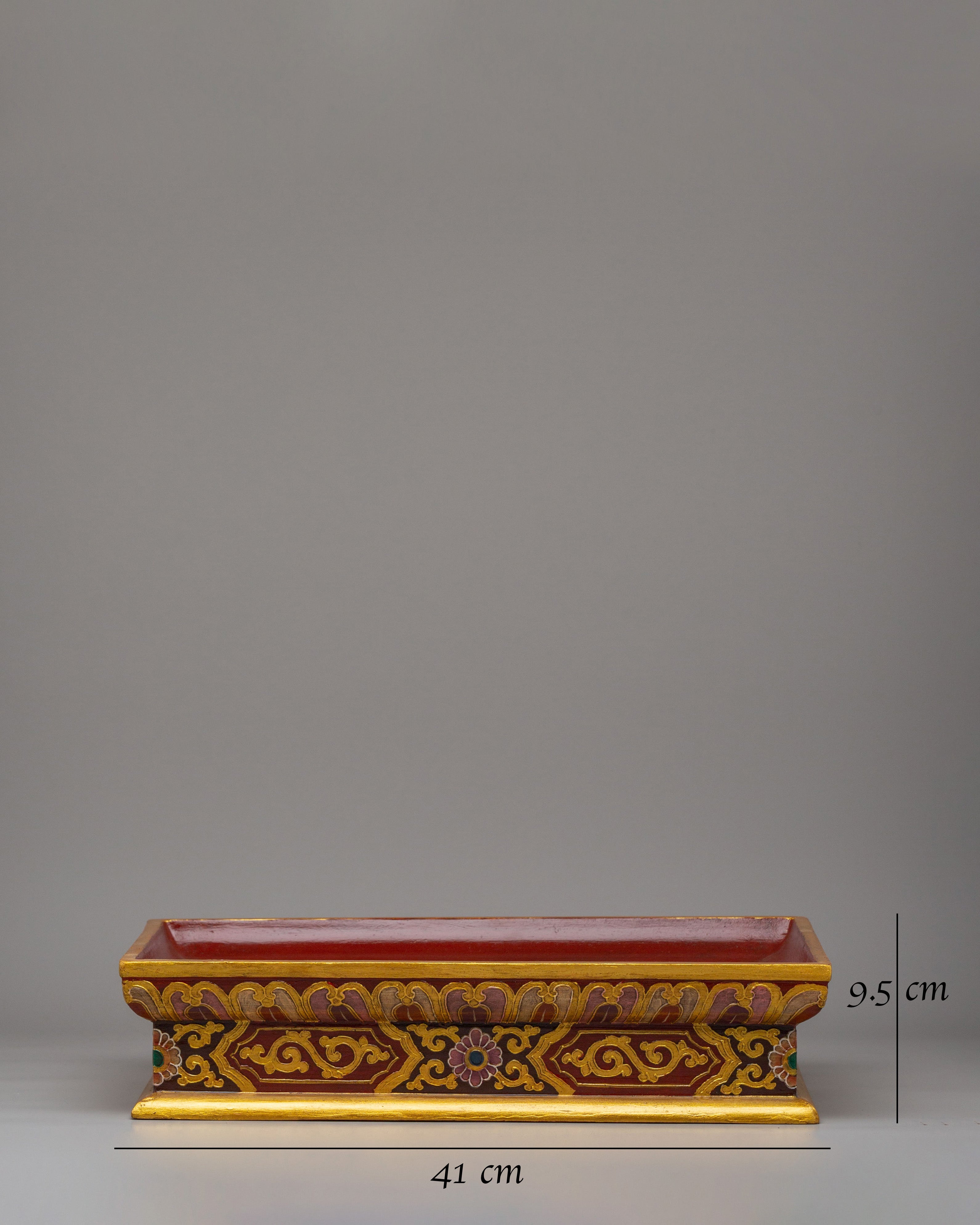 Traditional Tibetan Tray | Altar Offering and Sacred Home Decor