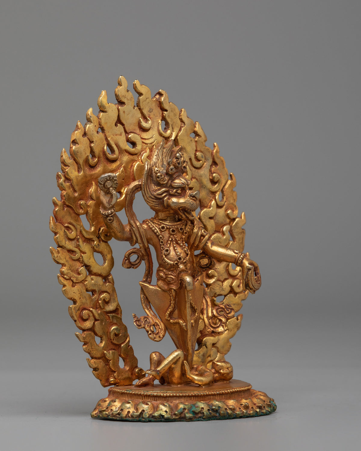 Chandra Surya Simha Jogini Statue | Handcrafted Spiritual Sculpture