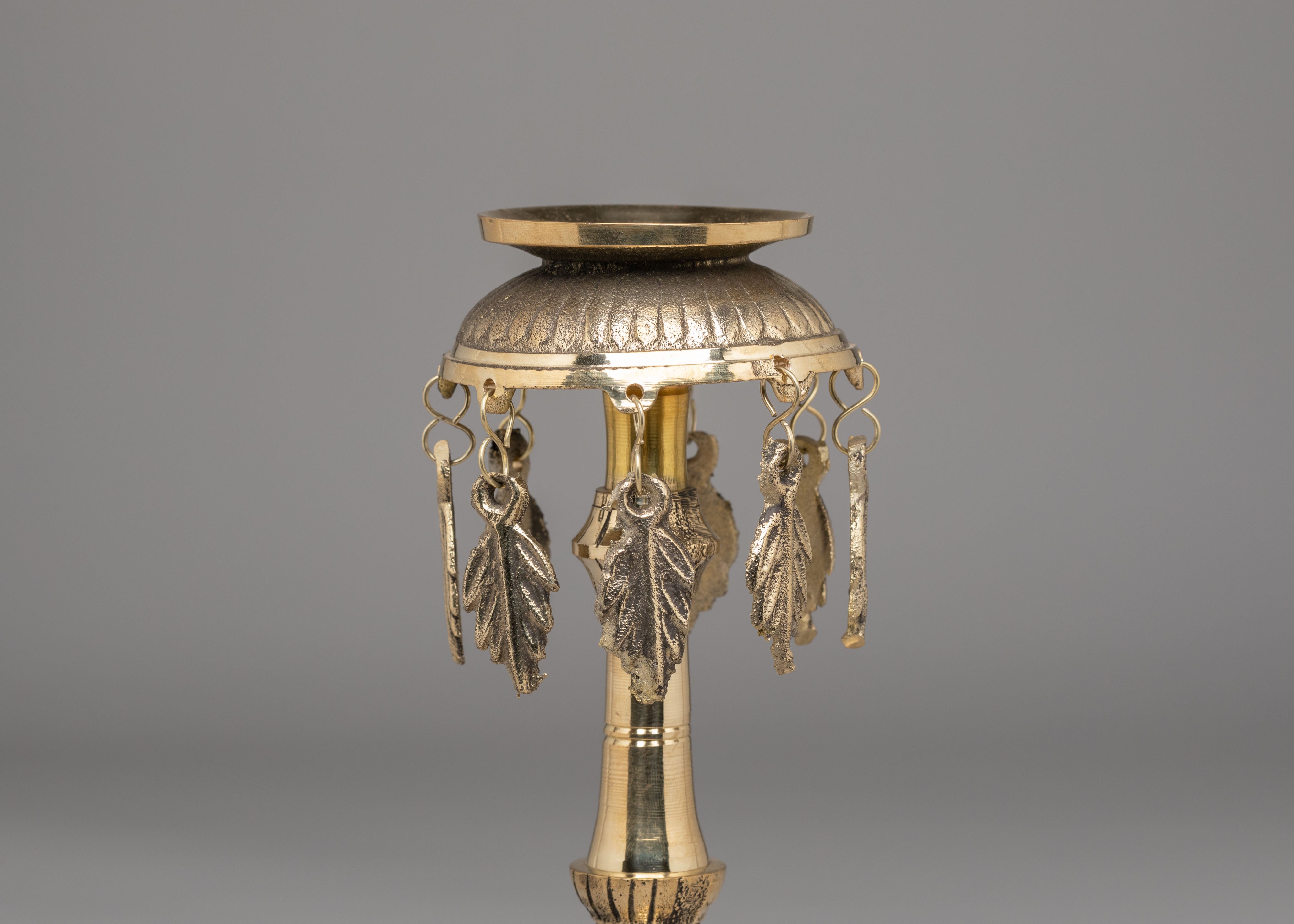 Handcrafted Ceremonial Oil Lamp Set | Himalayan Panas for Rituals