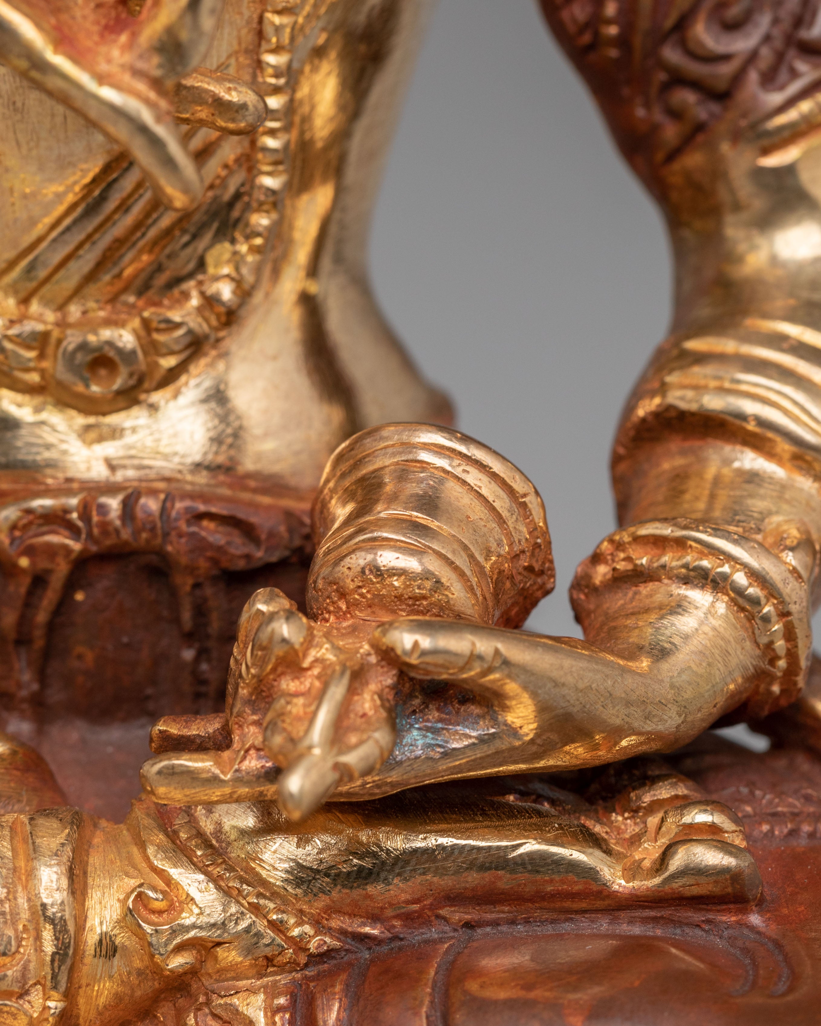 Handcrafted Purification Vajrasattva Statue | Tibetan Buddha Figurine for Meditation