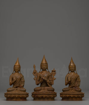 Sacred Tsongkhapa Je Statue Set