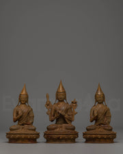 Sacred Tsongkhapa Je Statue Set
