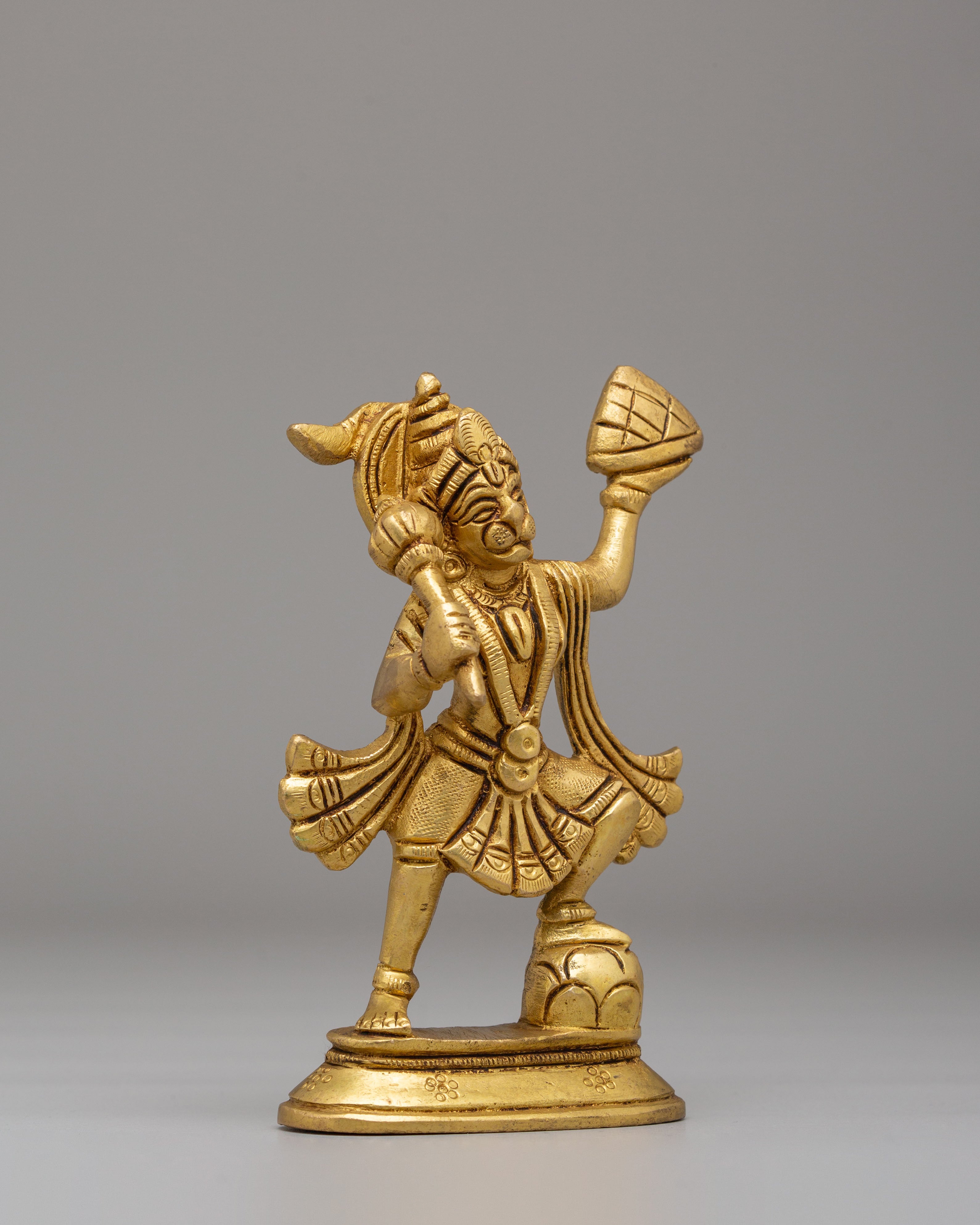 Handcrafted Hanuman Deity Statue | Hindu God Sculpture for Spiritual Decor