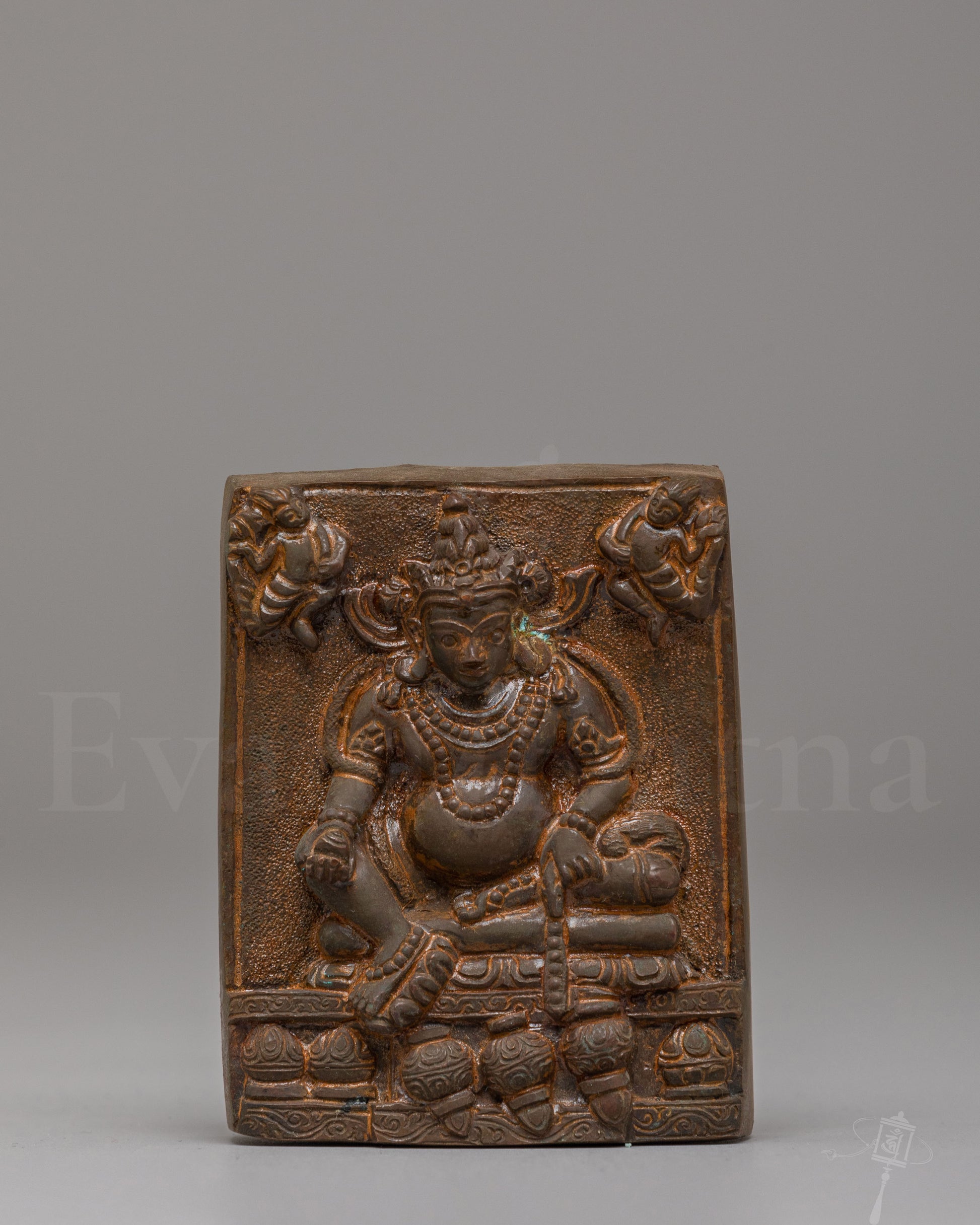 Sacred Dzambhala Buddhist Relief Sculpture