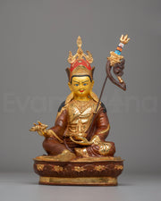 Handmade Golden Statue of Padmasambhava