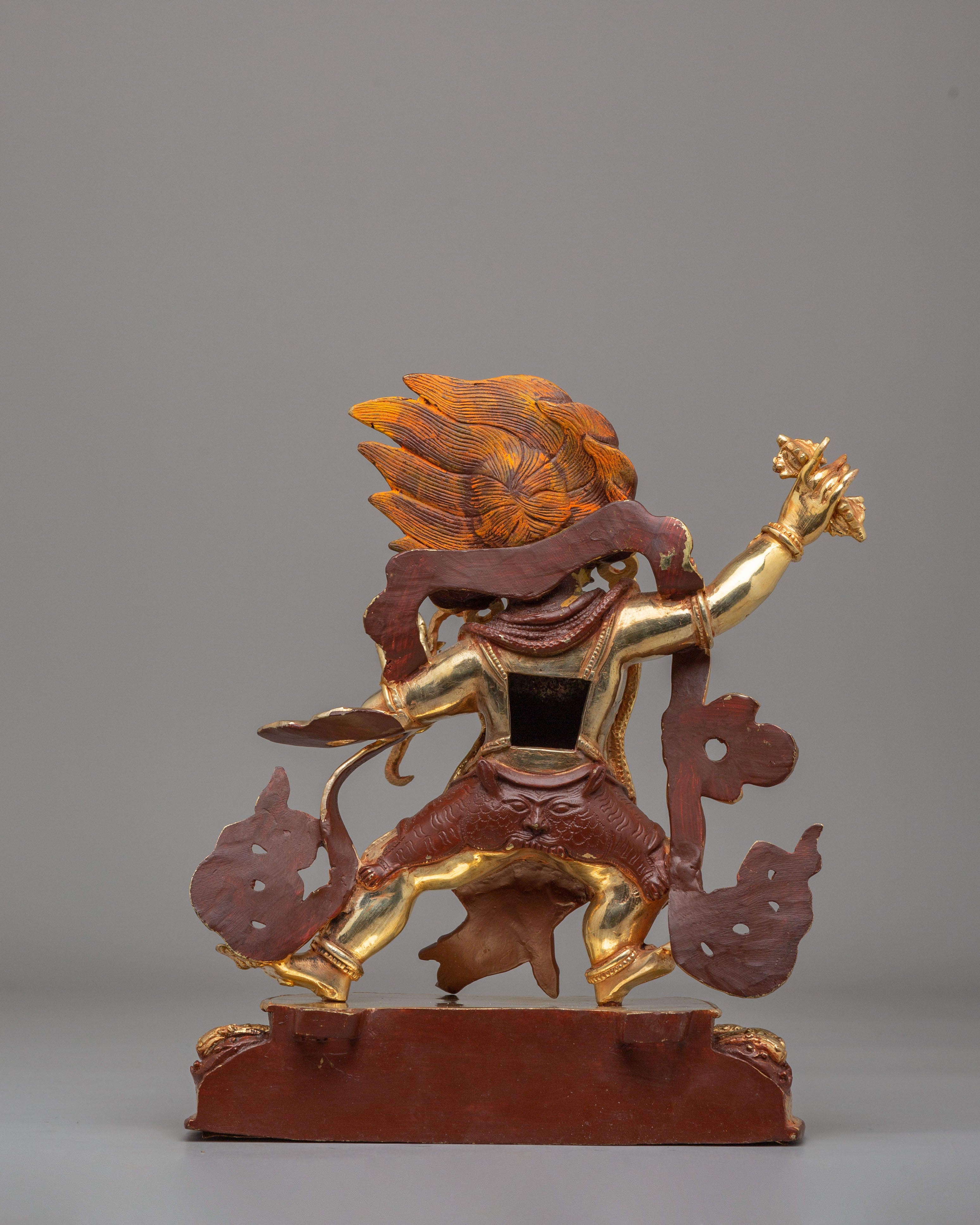 Tibetan Power Deity Vajrapani Statue | Guardian of Dharma
