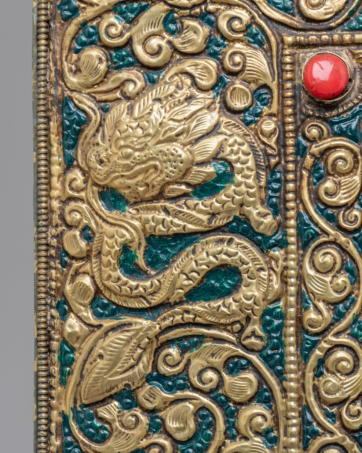 Tibetan Buddhist Lion Wall Hanging | Spiritual Home Decor