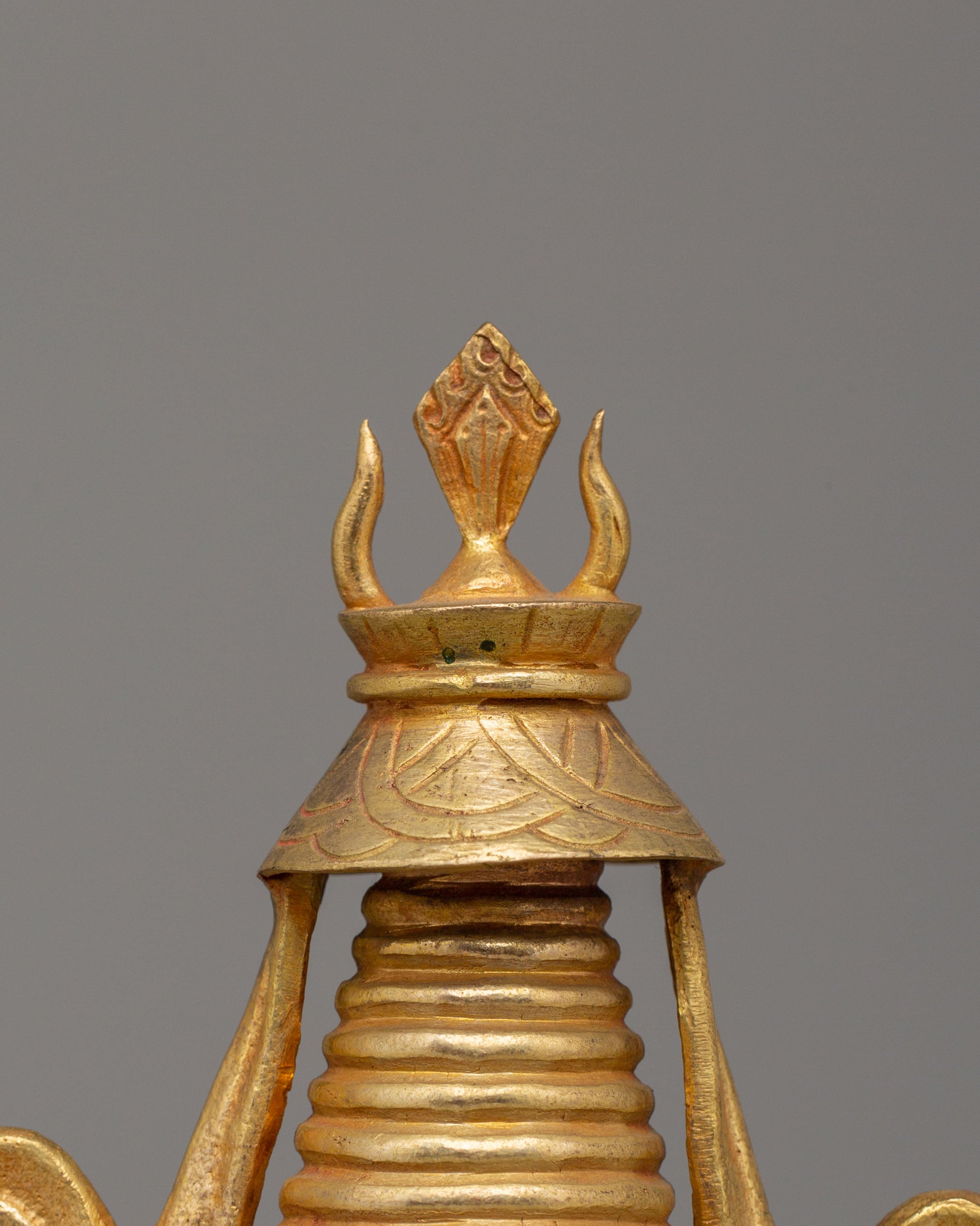 Handcrafted Sacred Altar Enlightenment Stupa | Symbol of Inner Peace