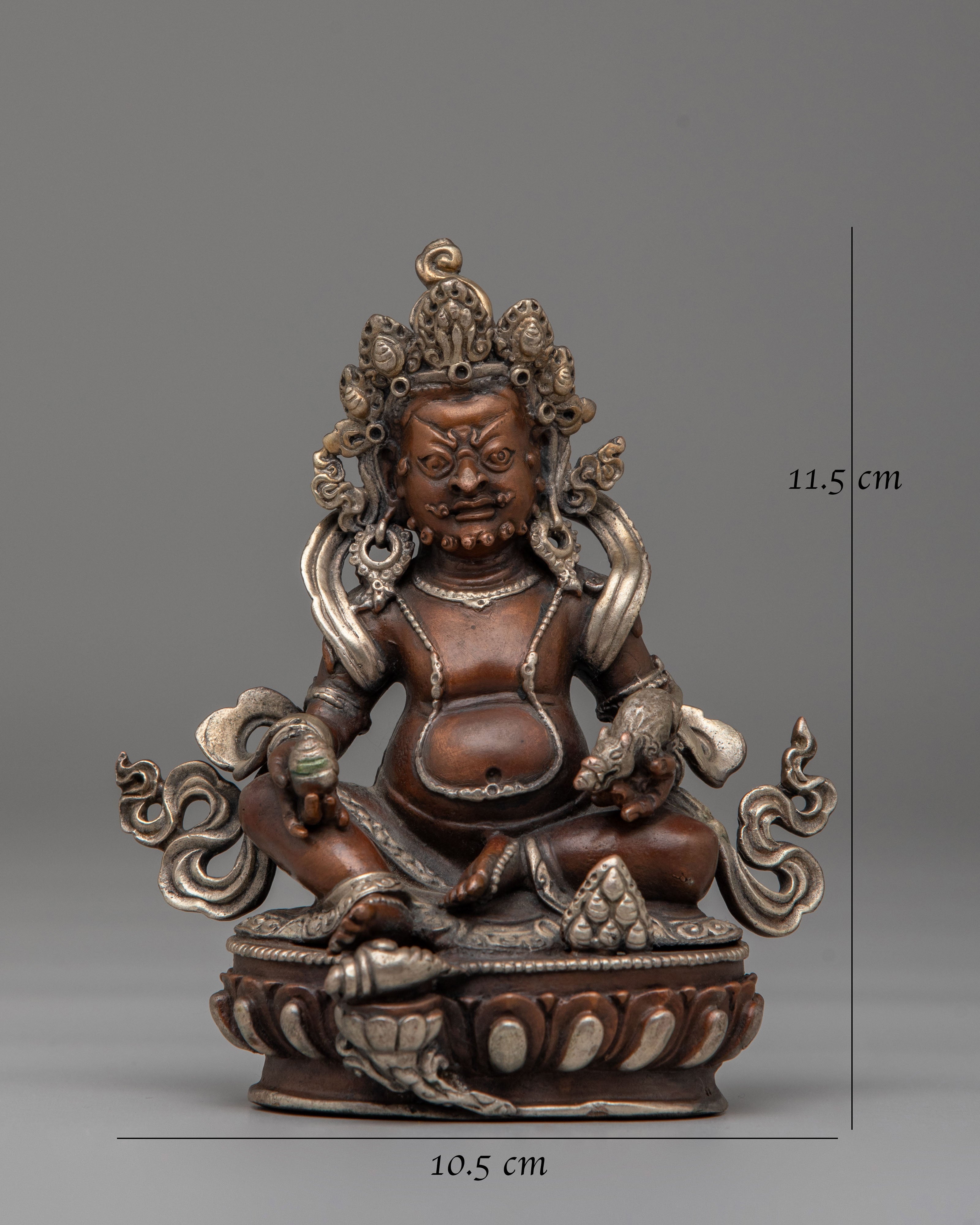 Himalayan Dzambhala Statue | Wealth Deity Sculpture