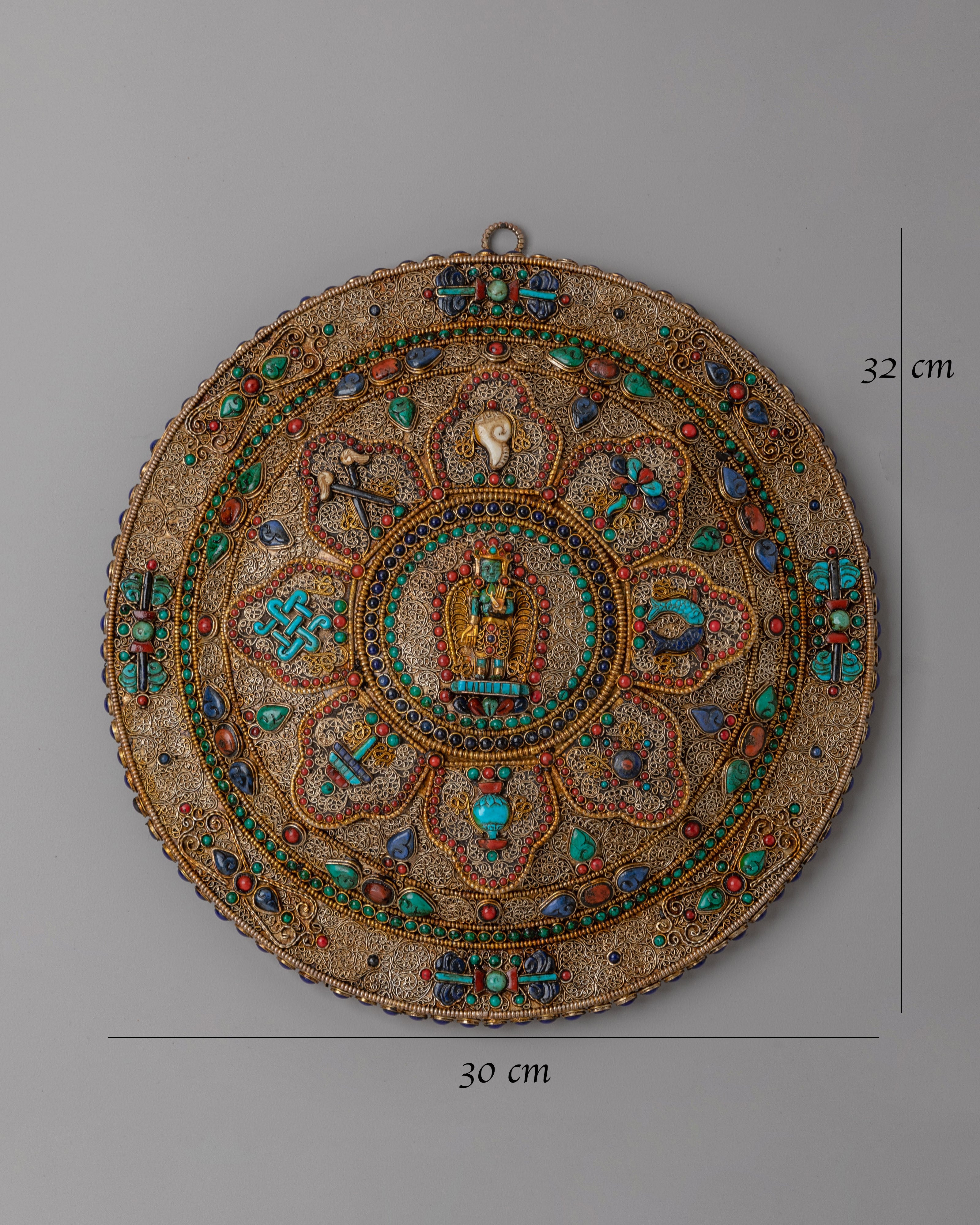 Decorative Wall Hanging for Rituals | Tibetan Buddhist Artwork