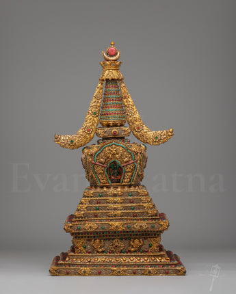 Gold-Plated Enlightenment Chorten