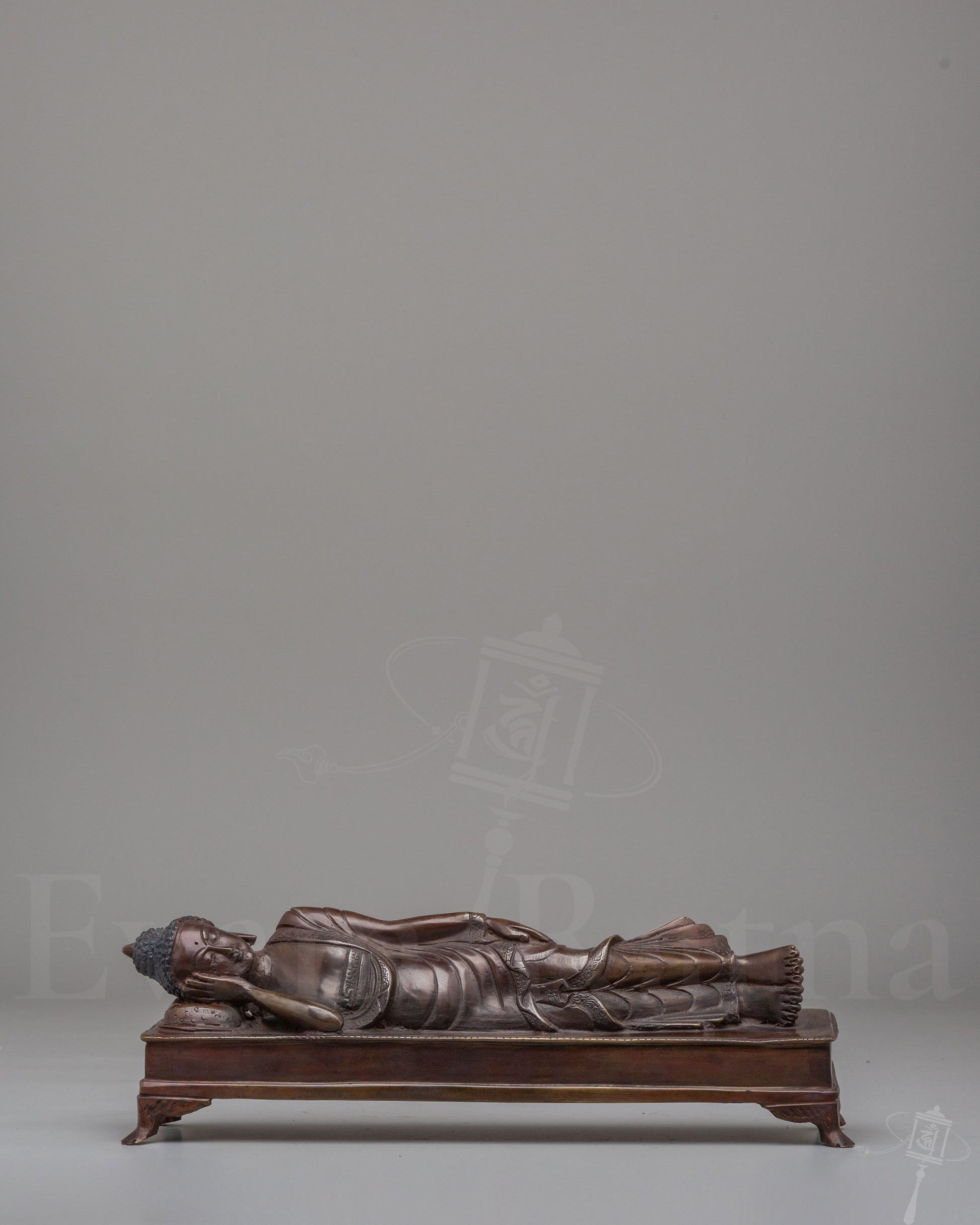 Handmade Sleeping Buddha Sculpture 